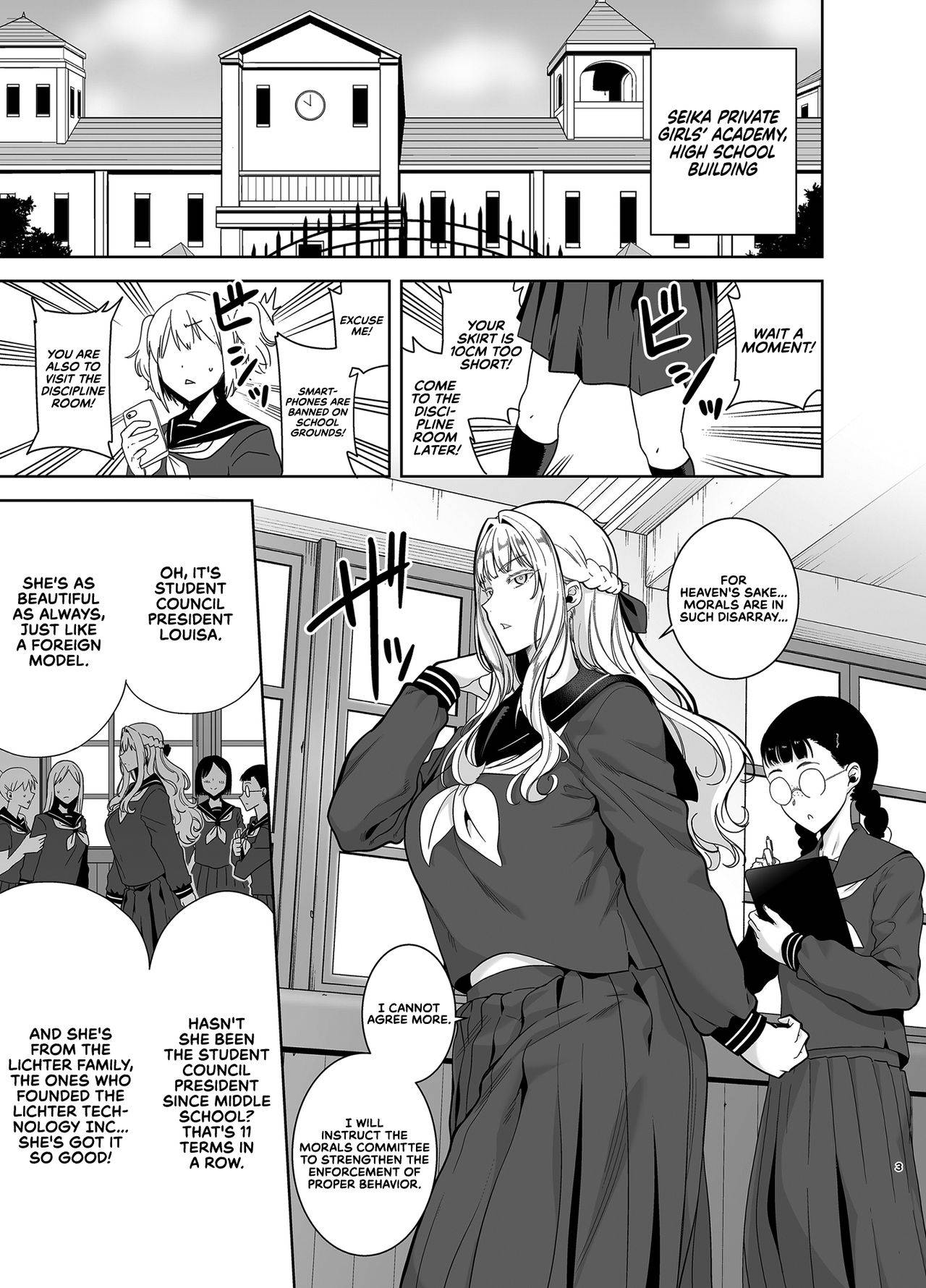 [DOLL PLAY (Kurosu Gatari)] Seika Jogakuin Koutoubu Kounin Sao Oji-san 4 | The Official Hired Cock of Seika Academy's High School 4 [English] [RedLantern] [Digital]