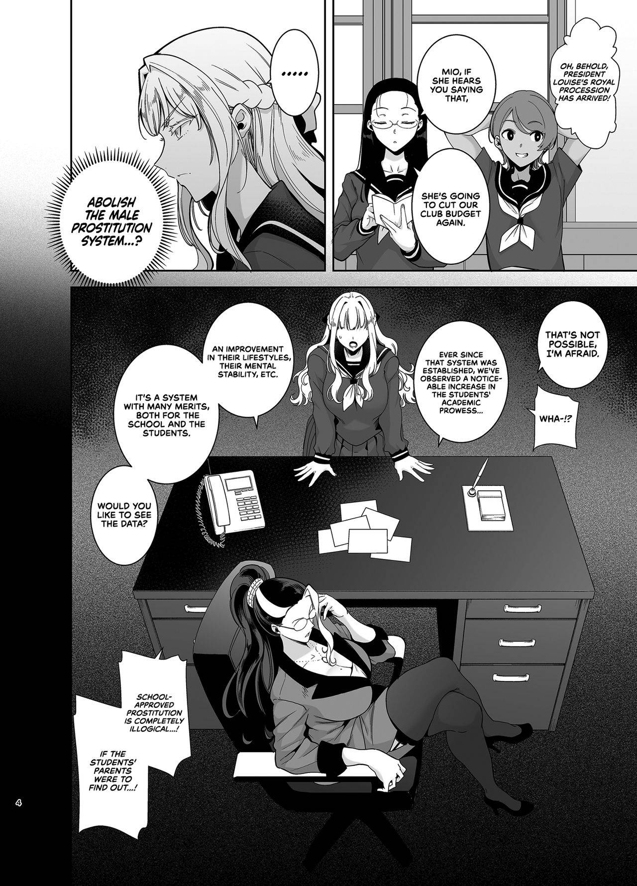 [DOLL PLAY (Kurosu Gatari)] Seika Jogakuin Koutoubu Kounin Sao Oji-san 4 | The Official Hired Cock of Seika Academy's High School 4 [English] [RedLantern] [Digital]