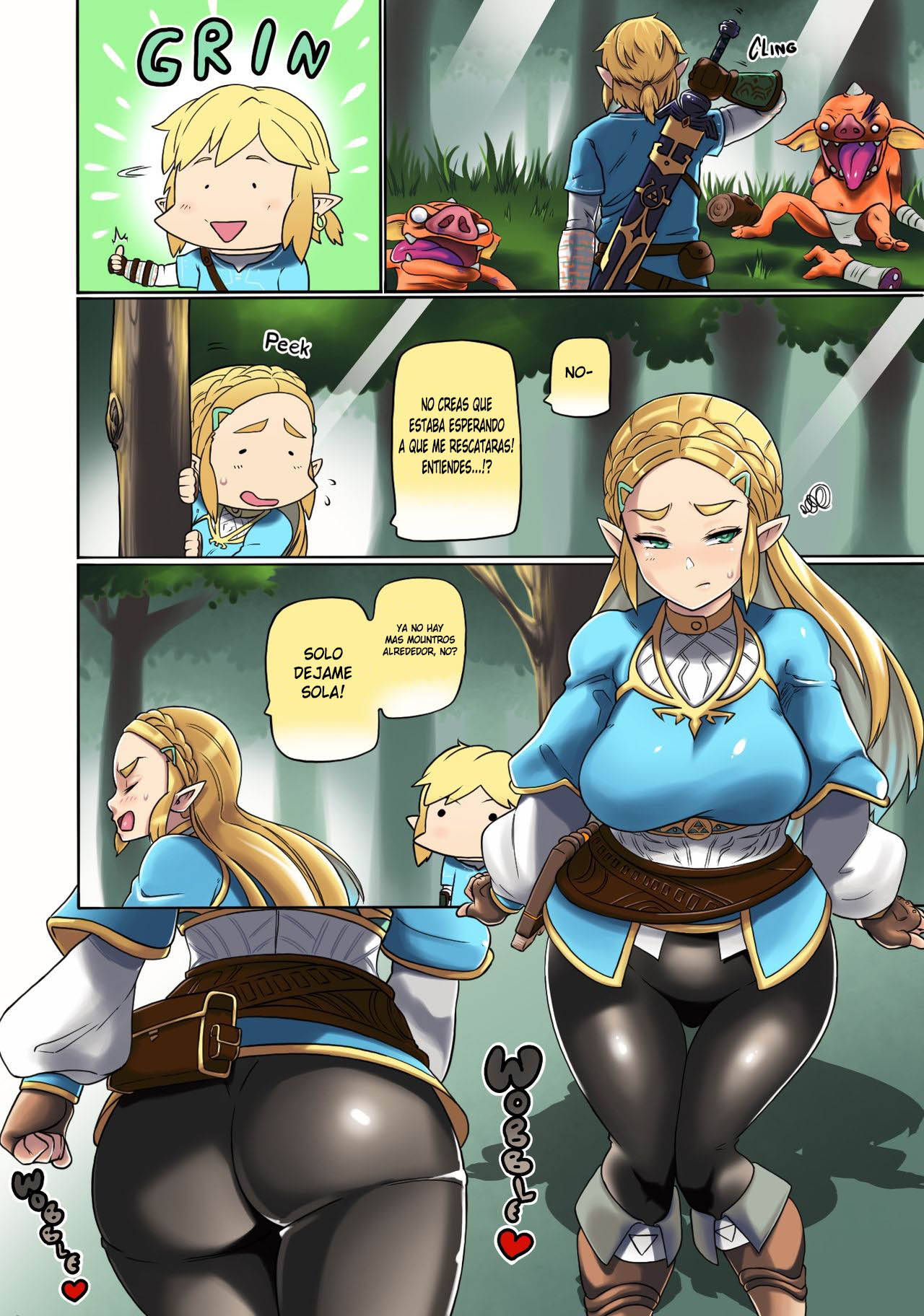 (C93) [UU-ZONE (nuezou)] Ee Ketsu. | Dat Ass. (The Legend of Zelda: Breath of the Wild) [Spanish] [Dawnsubs] [Colorized] [Decensored]