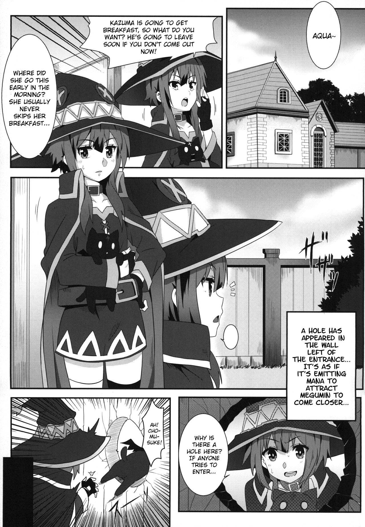 [Nikoushikou (Nekosaki Aoi)] Megumin ni Karei na Shasei o! 3 (Kono Subarashii Sekai ni Syukufuku o!) [English] {Hennojin} [Digital]