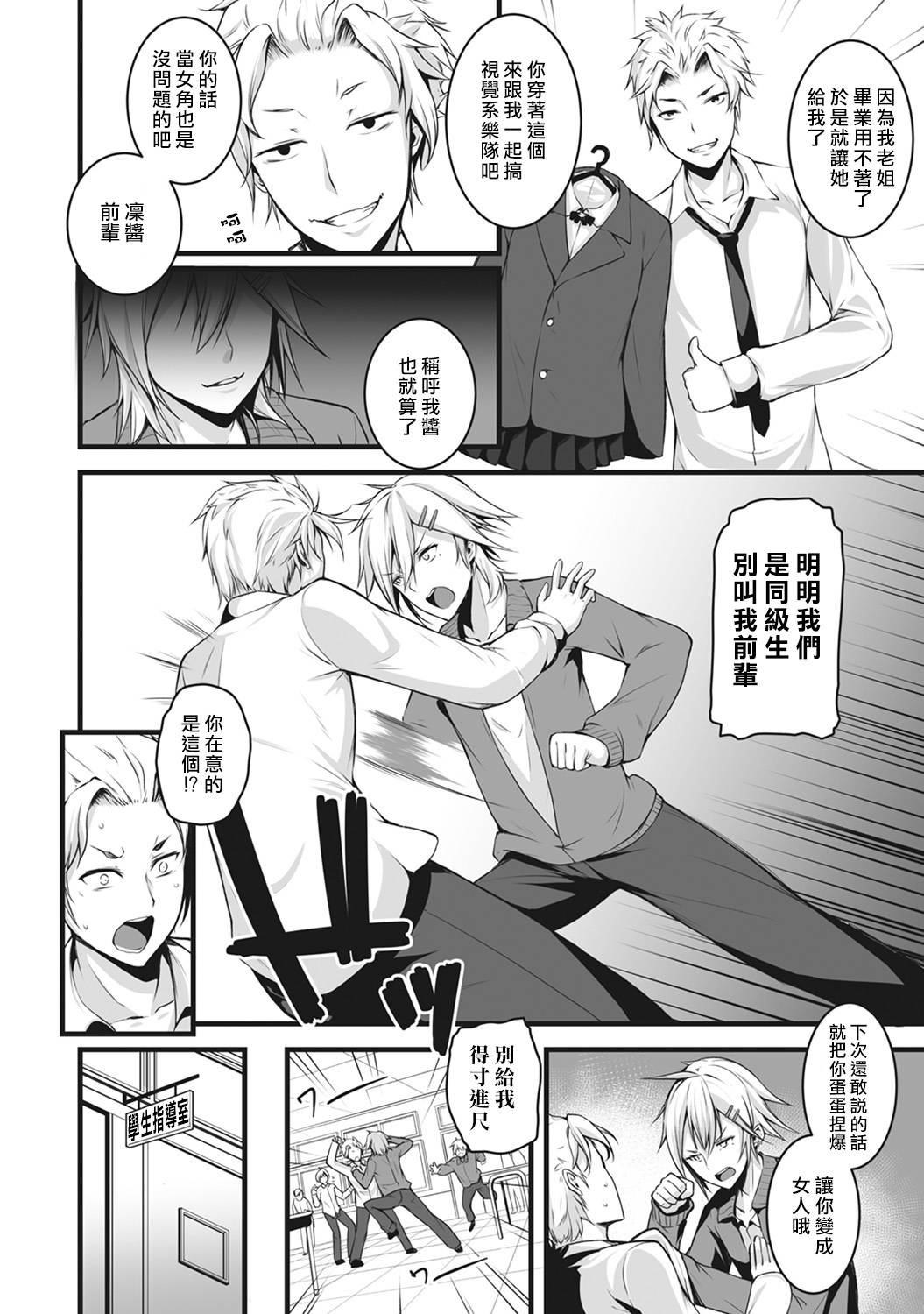 [Yukisaki MIALE] Ore wa Kyou kara Cinderella Aite wa Otoko. Ore wa Onna!  Ch. 1 (COMIC Ananga Ranga Vol. 22) [Chinese] [熊崎玉子汉化组]