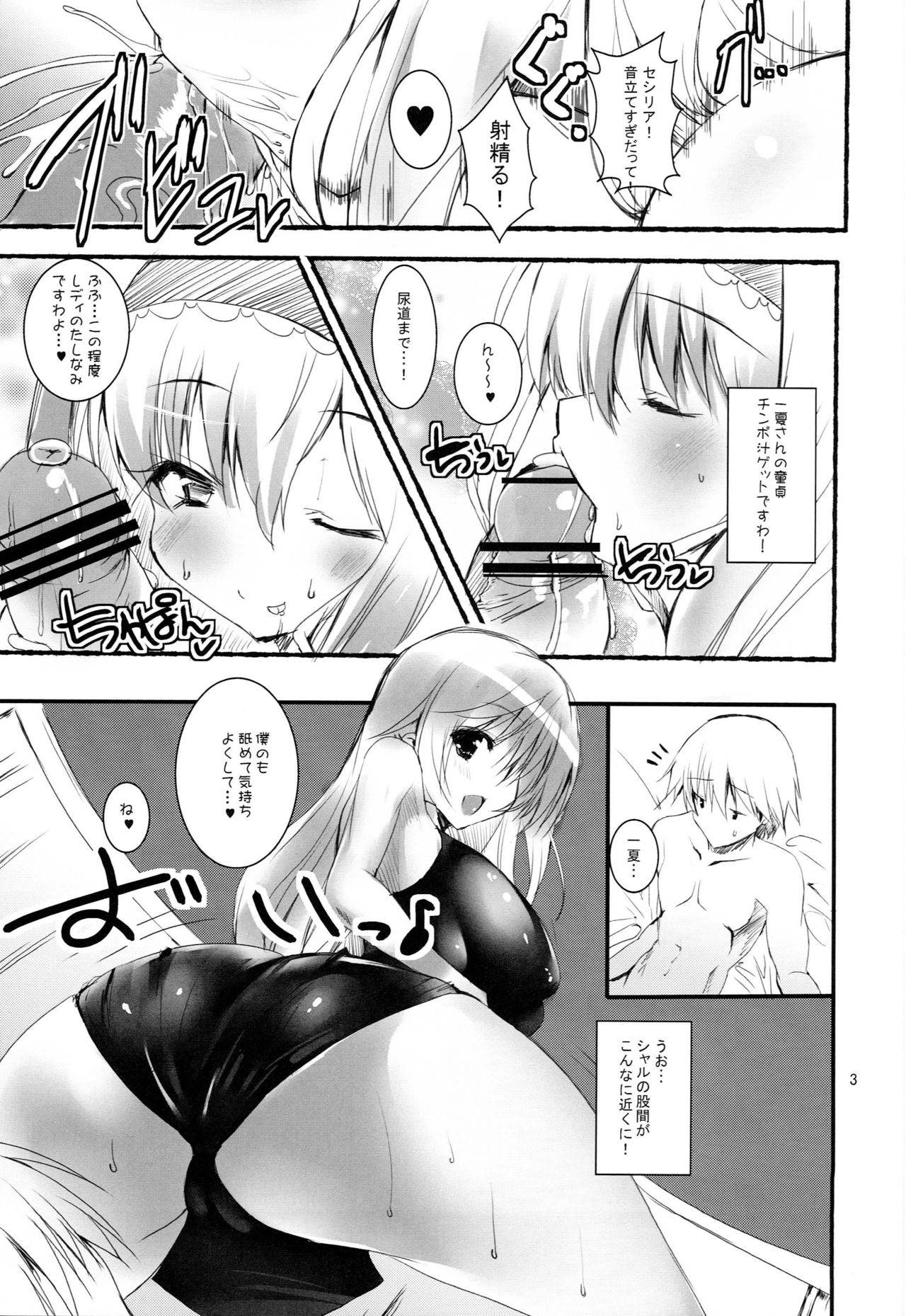 (COMIC1☆5) [SLASH (Mitsurugi Aoi)] Shitai kara Suru! (IS <Infinite Stratos>)