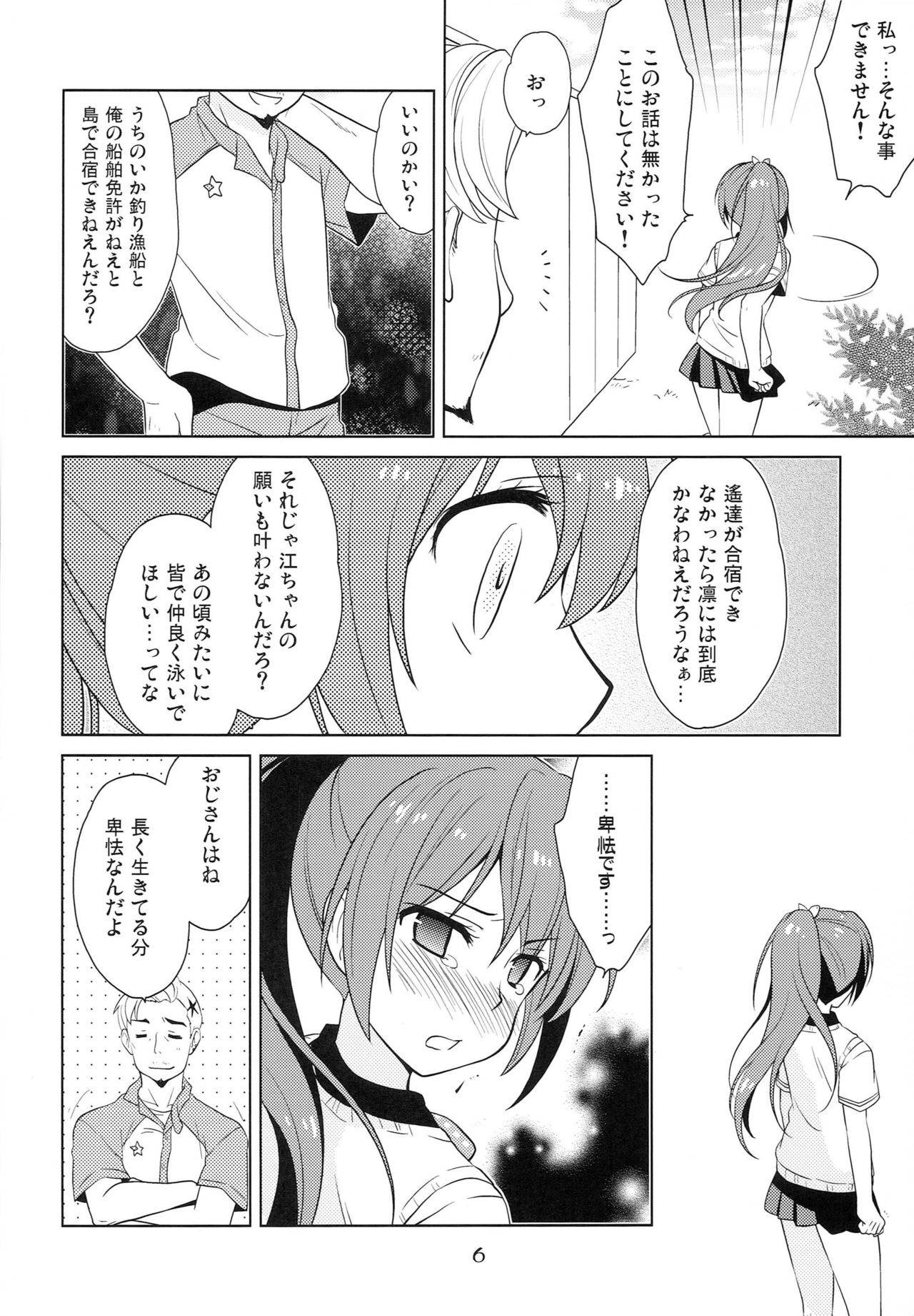 (C85) [Purin Yokochou (Aonamasao)] Shakunetsu no Contrast (Free!)