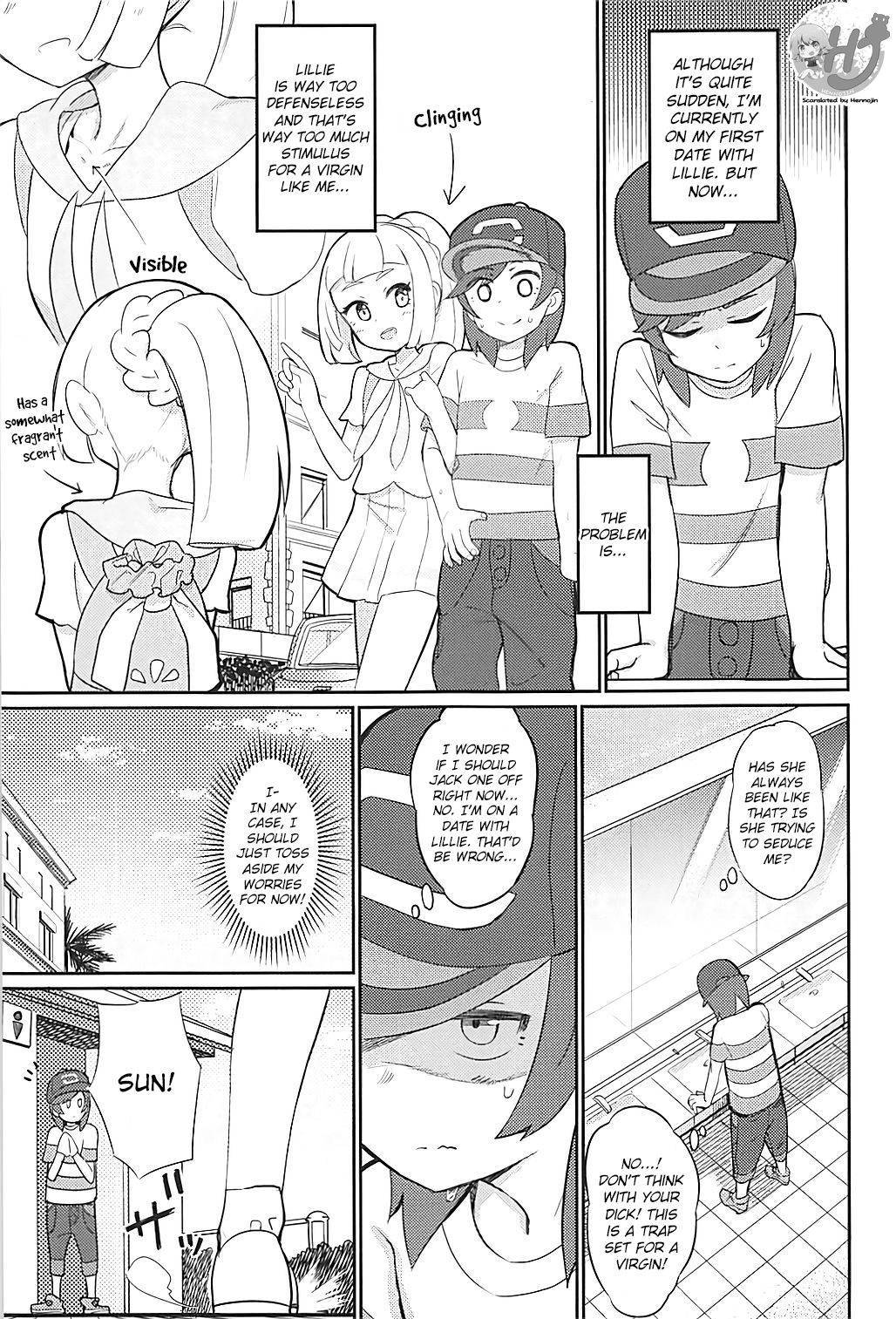 (C93) [PYPYworks (Syamonabe)] Hajimete Lillie (Pokémon Sun and Moon) [English] {Hennojin}