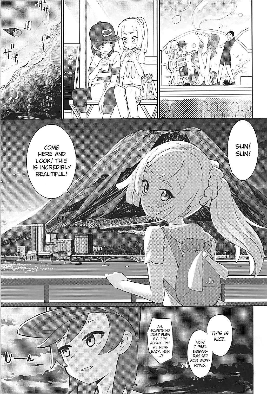 (C93) [PYPYworks (Syamonabe)] Hajimete Lillie (Pokémon Sun and Moon) [English] {Hennojin}