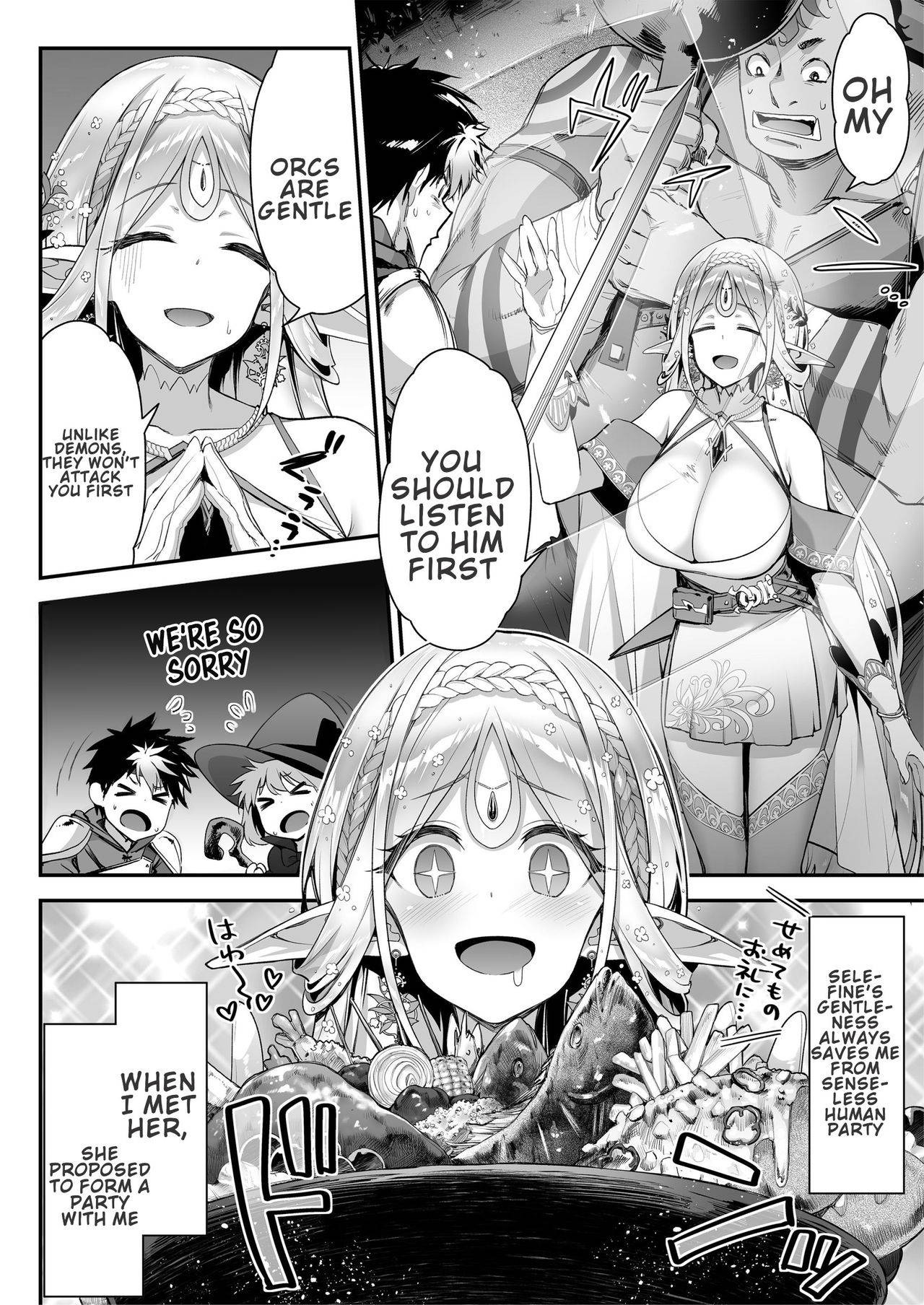 [Ichinose Land] Midara na Elf-san wa Orc-kun ga Osuki | Lewd Elf Likes Orc-kun [English] [Confidential TL] [Digital]