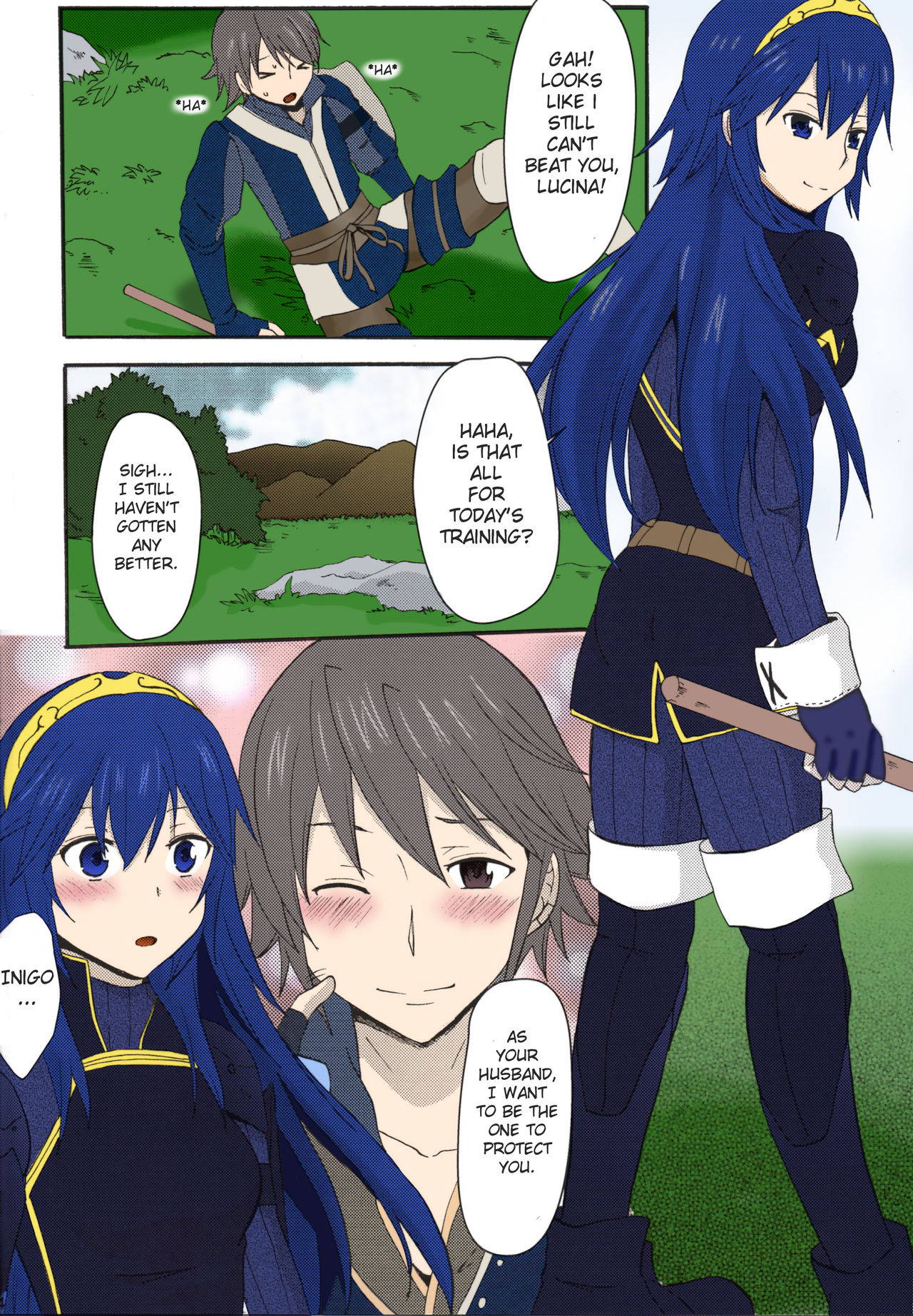 (C88) [Little★Cosmos (Ayano Rumi)] Netorare Oujo Lucina | Netorare Princess Lucina (Fire Emblem Awakening) [English] [mickeyj] [Colorized]