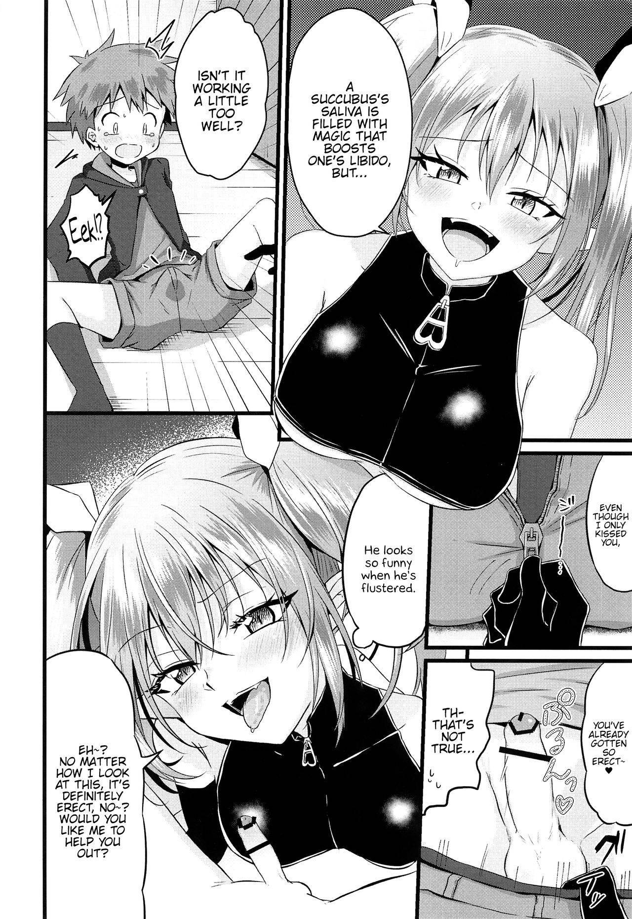 (C97) [Peko Renmei (Azuma Riru)] Futanari Succubus ni Anal Sodaterarete Gyaku Anal sareru Hanashi [English] {Hennojin}