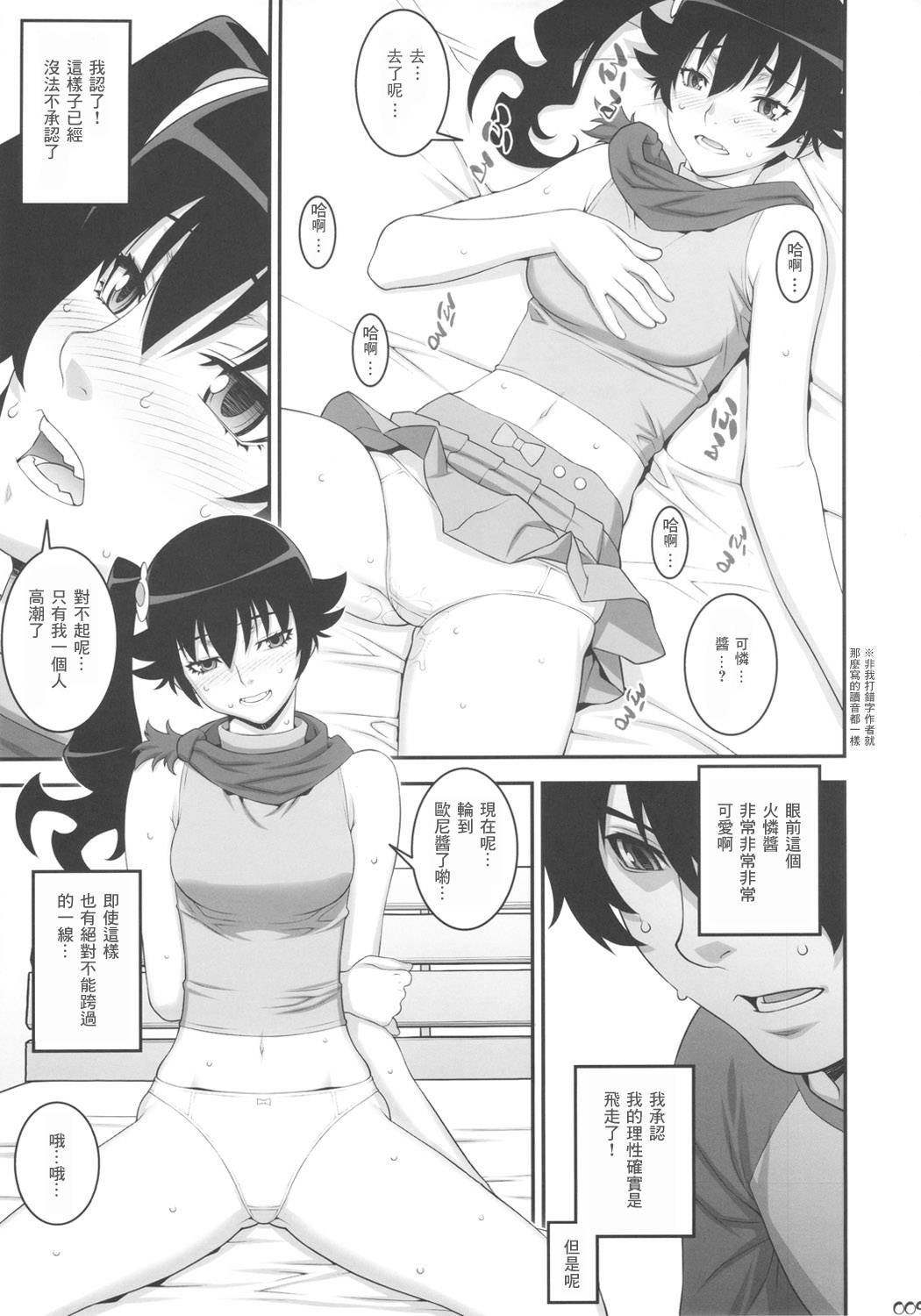 (C82) [Motchie Kingdom (Motchie)] Nii-chan ni nara Nani o Saretemo Kamawanaiyo (Bakemonogatari) [Chinese] [零食汉化组]