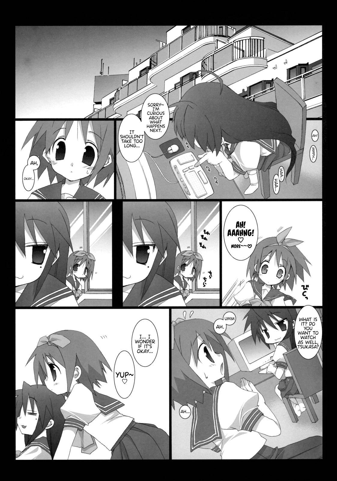 (C72) [TAKANAEDOKO (Takanae Kyourin)] Darlin's Freeze!! (Lucky Star) [English] {Hennojin}