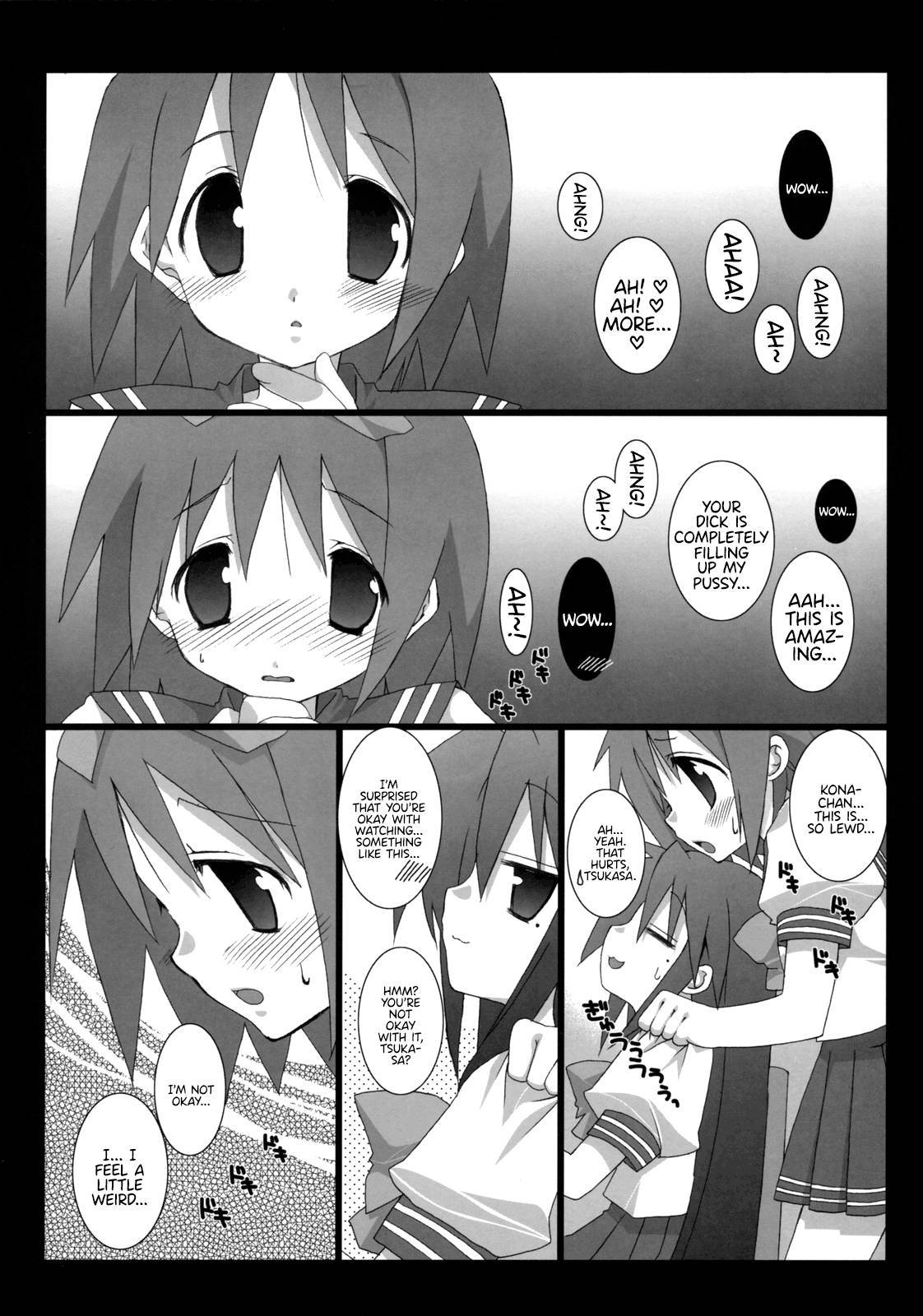 (C72) [TAKANAEDOKO (Takanae Kyourin)] Darlin's Freeze!! (Lucky Star) [English] {Hennojin}