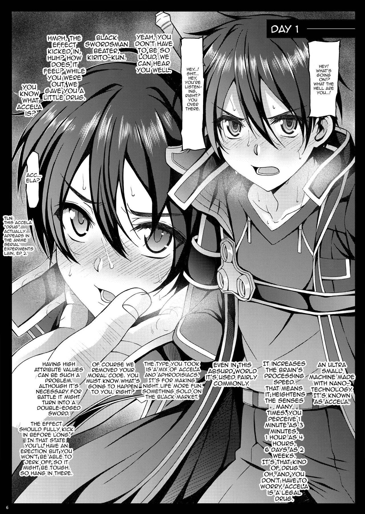 [InkStone (Amami Ryouko)] Kuro no Kenshi Ryoujoku (Sword Art Online) [English] [Harasho Project] [Digital]