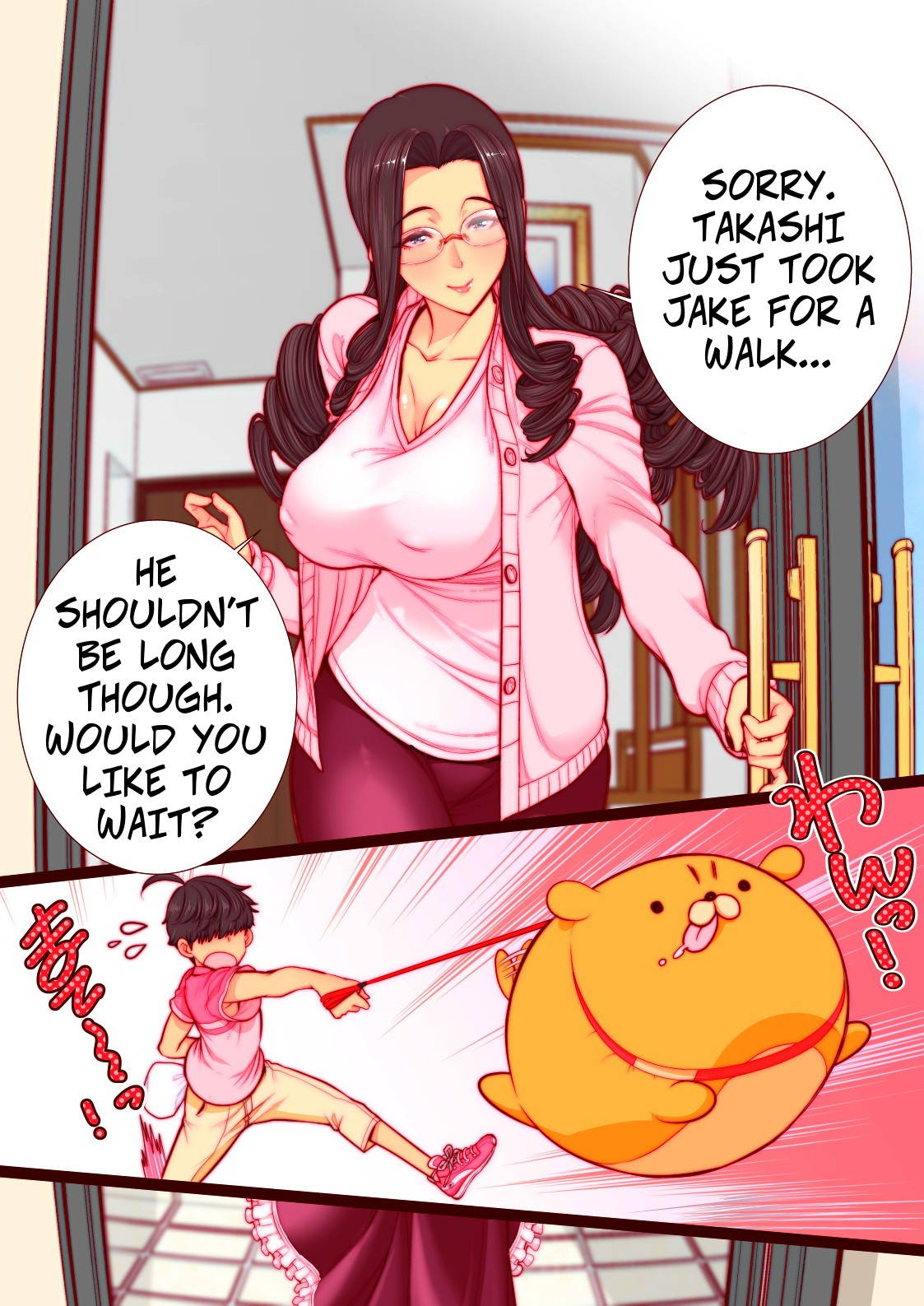 [Minamida Usuke] Takashi-kun no Mama to Kakurenbo Ecchi | Having Hide and Seek Sex With Takashi-kun's Mom [English]