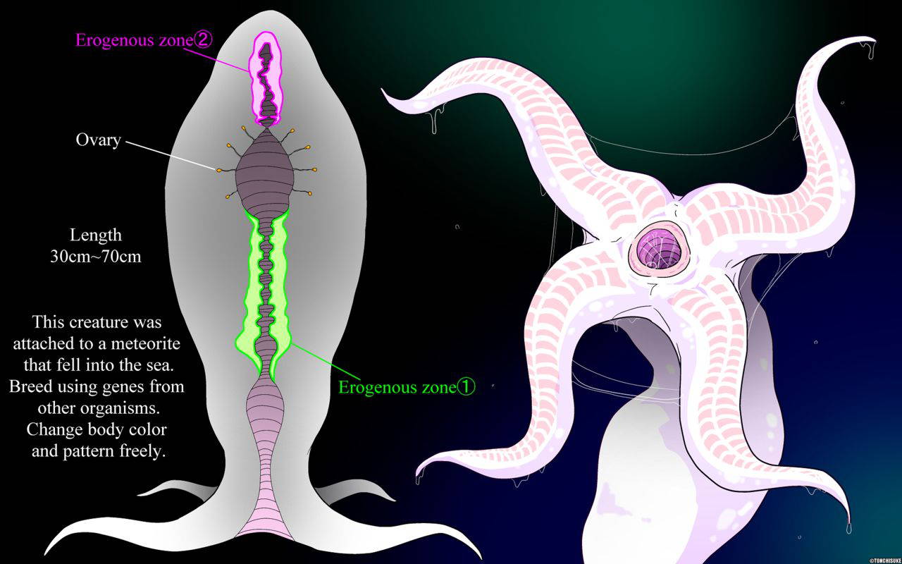 [Tonchisuke] Sperm Creature on Male (English)