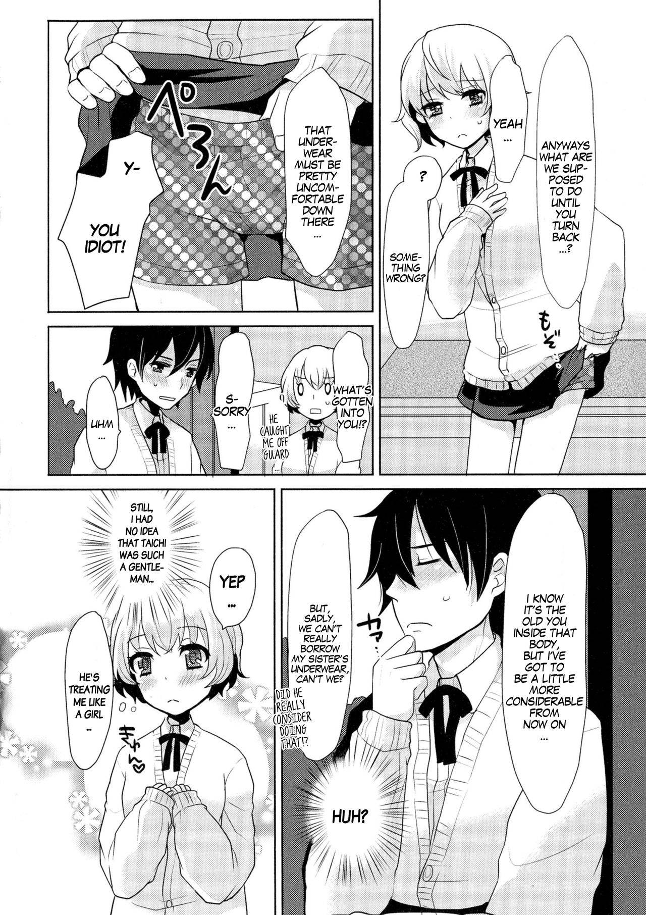 [Sakai Ringo] Otomegokoro to Shinyuu to | Dear Friend And The Maiden's Heart (Nyotaika Dynamites! 2) [English] [gender.tf]