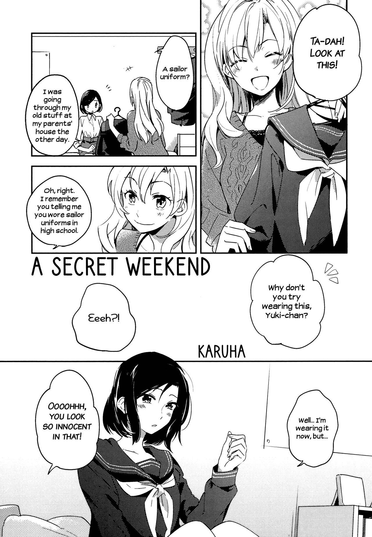 [Karuha] Naisho no Shuumatsu | A Secret Weekend (Kimashi!) [English] [Noca Scans] [Digital]