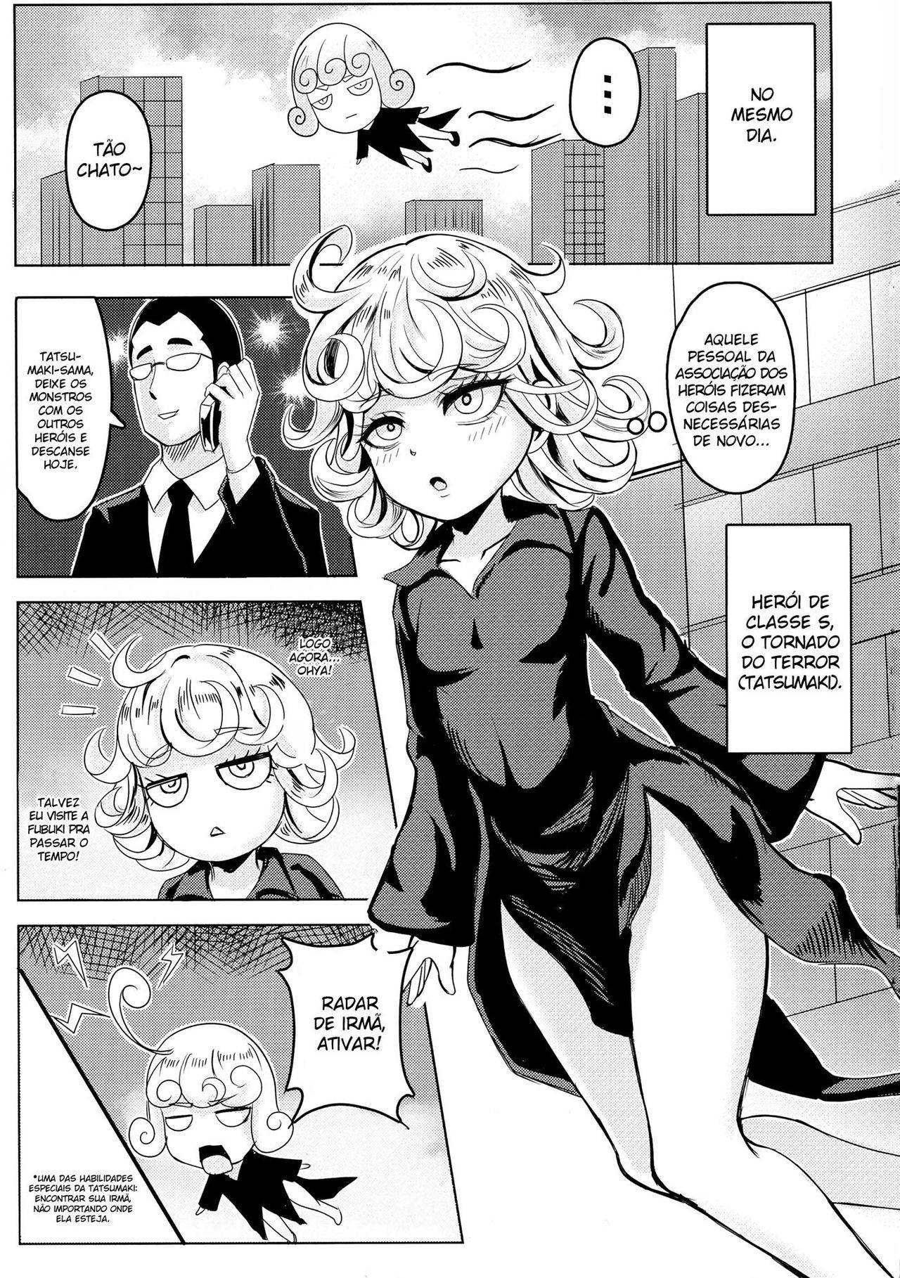 [Shinshi Kouryuuku (blade)] ONE PORNCH MAN Tatsumaki Shimai (One-Punch Man) [Portuguese-BR] [hentaikai.com]