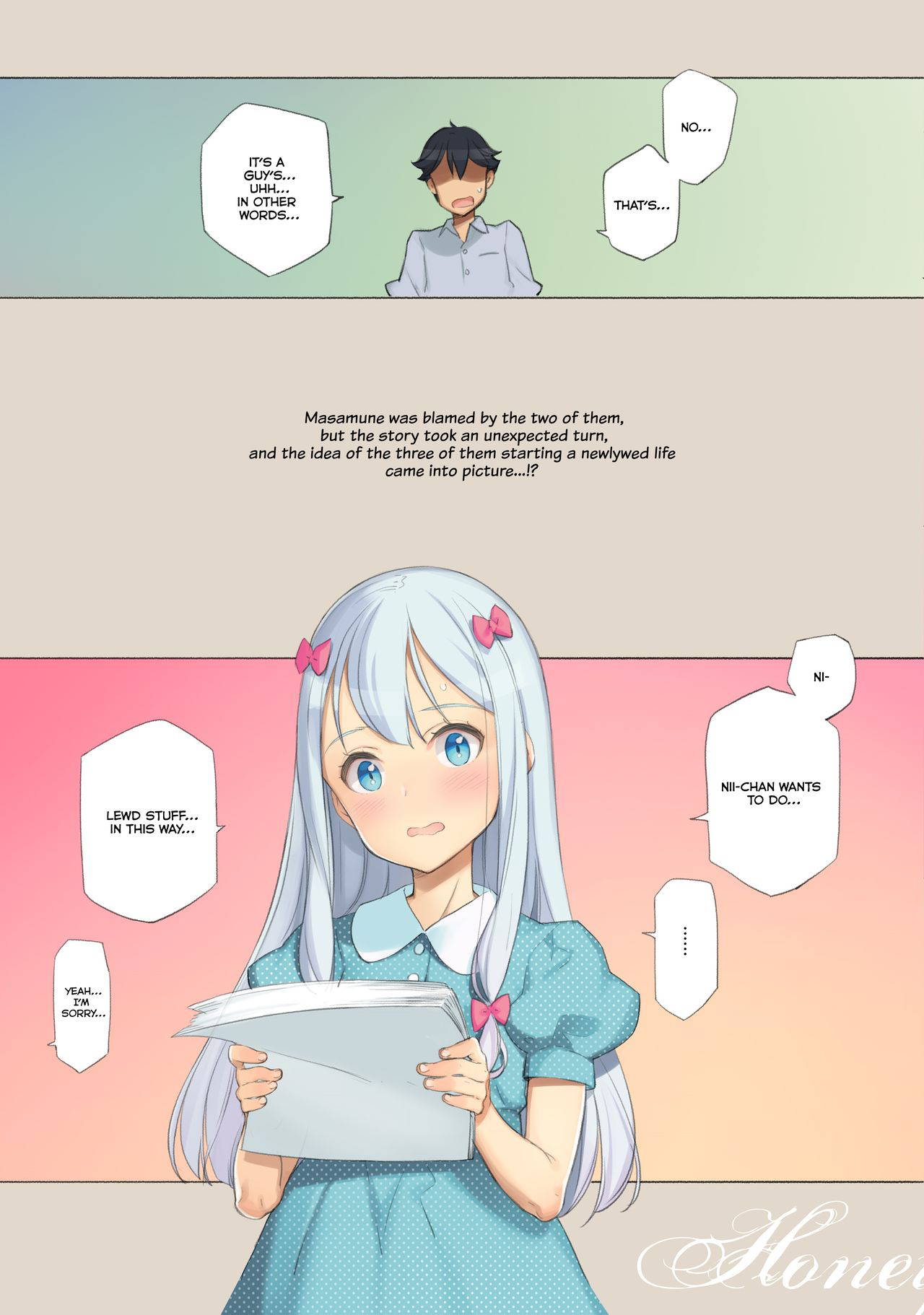 [Shoujo Kishidan (Oyari Ashito)] Mitsugetsu no Osanazuma - Honeymoon with little wives. (Eromanga Sensei) [English] [Melty Scans] [Digital]