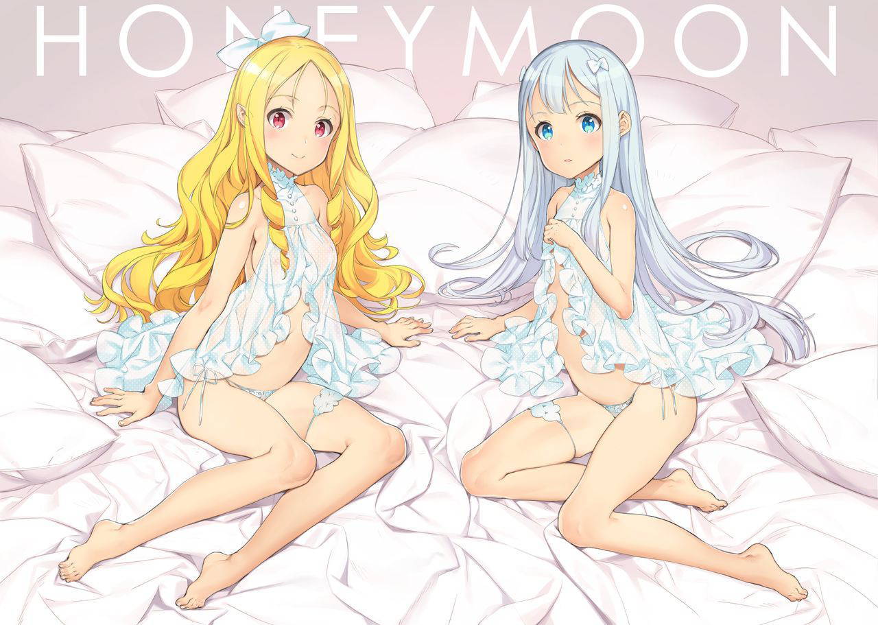 [Shoujo Kishidan (Oyari Ashito)] Mitsugetsu no Osanazuma - Honeymoon with little wives. (Eromanga Sensei) [Digital]