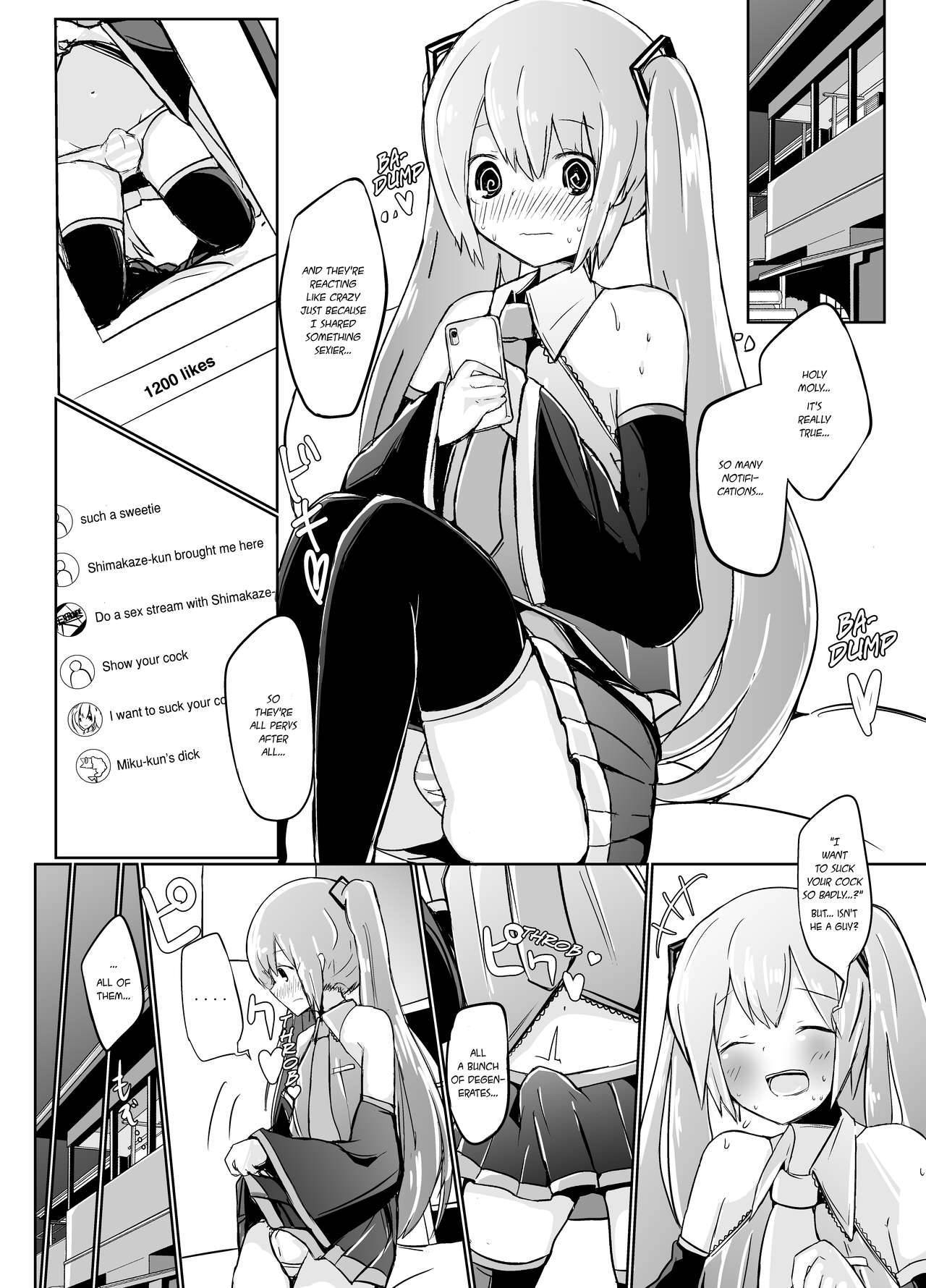 [Benitenchi (Dentaris)] Shima x Miku Ecchi Haishin Yattemita | Shima and Miku Tried Their Hand at an Erotic Stream (VOCALOID, Kantai Collection -KanColle-) [English] [Digital] [Zzyzzyxx]