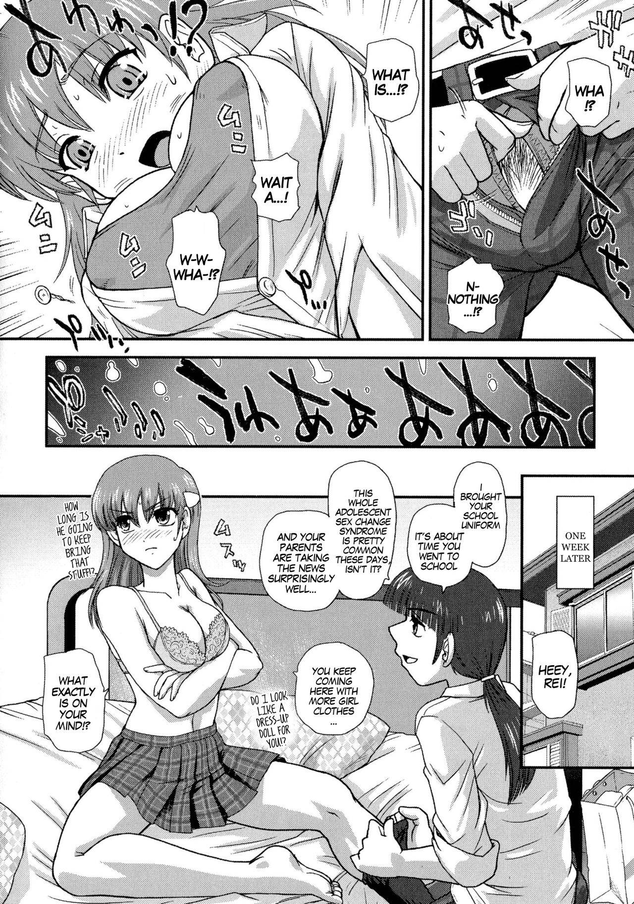 [Dulce-Q] A lesson In Being A Girl (Nyotaika Dynamites 2) [English] [gender.tf]