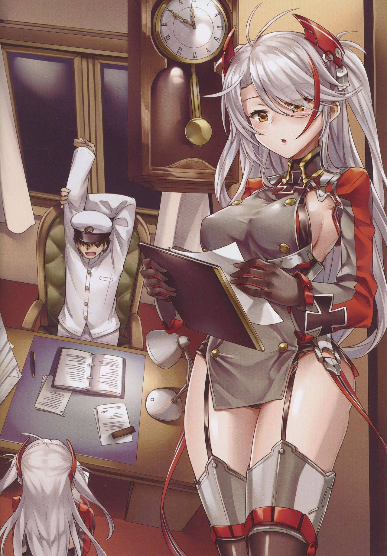 (COMIC1☆15) [KS' Works (KS)] Hishokan Prinz Eugen to Sugosu Seikatsu (Azur Lane) [Uncensored]