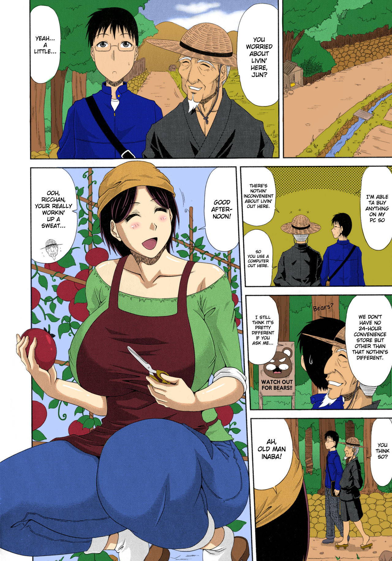 [Kai Hiroyuki]Boku no Yamanoue-mura Haramase Nikki | My Mountain Village Pregnancy Diary [English][Colorized][Erocolor][Ongoing]