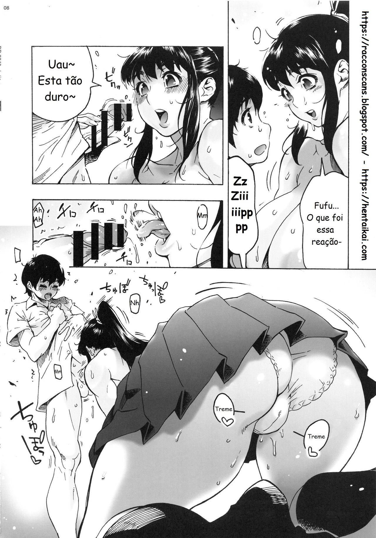 (COMIC1☆13) [Kocho Kocho Koukou (Bonten)] Osananajimi wa, JK Ponytail [Portuguese] {HentaiKai} {Guaxinim}