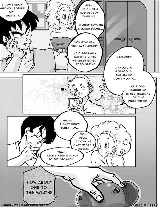 (C76) [circle (longlovevegeta)] First Kiss (Parody) [English] <DBZ, Dragon Ball, Vegeta, Bulma, Romantic, Romance>