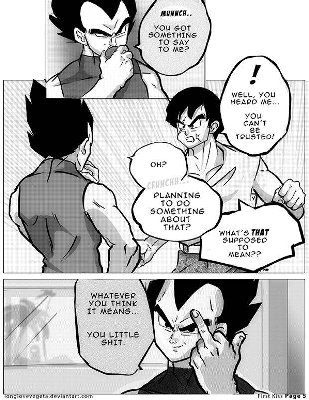 (C76) [circle (longlovevegeta)] First Kiss (Parody) [English] <DBZ, Dragon Ball, Vegeta, Bulma, Romantic, Romance>