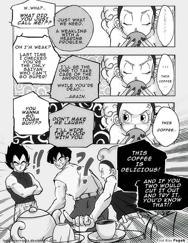 (C76) [circle (longlovevegeta)] First Kiss (Parody) [English] <DBZ, Dragon Ball, Vegeta, Bulma, Romantic, Romance>