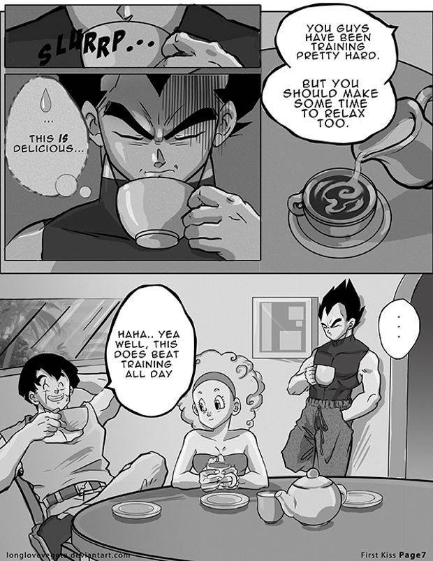 (C76) [circle (longlovevegeta)] First Kiss (Parody) [English] <DBZ, Dragon Ball, Vegeta, Bulma, Romantic, Romance>