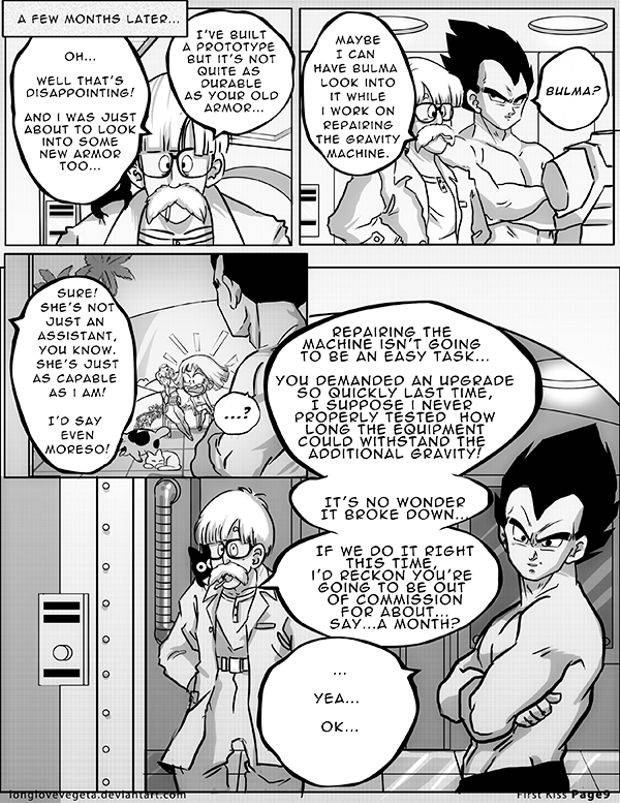 (C76) [circle (longlovevegeta)] First Kiss (Parody) [English] <DBZ, Dragon Ball, Vegeta, Bulma, Romantic, Romance>