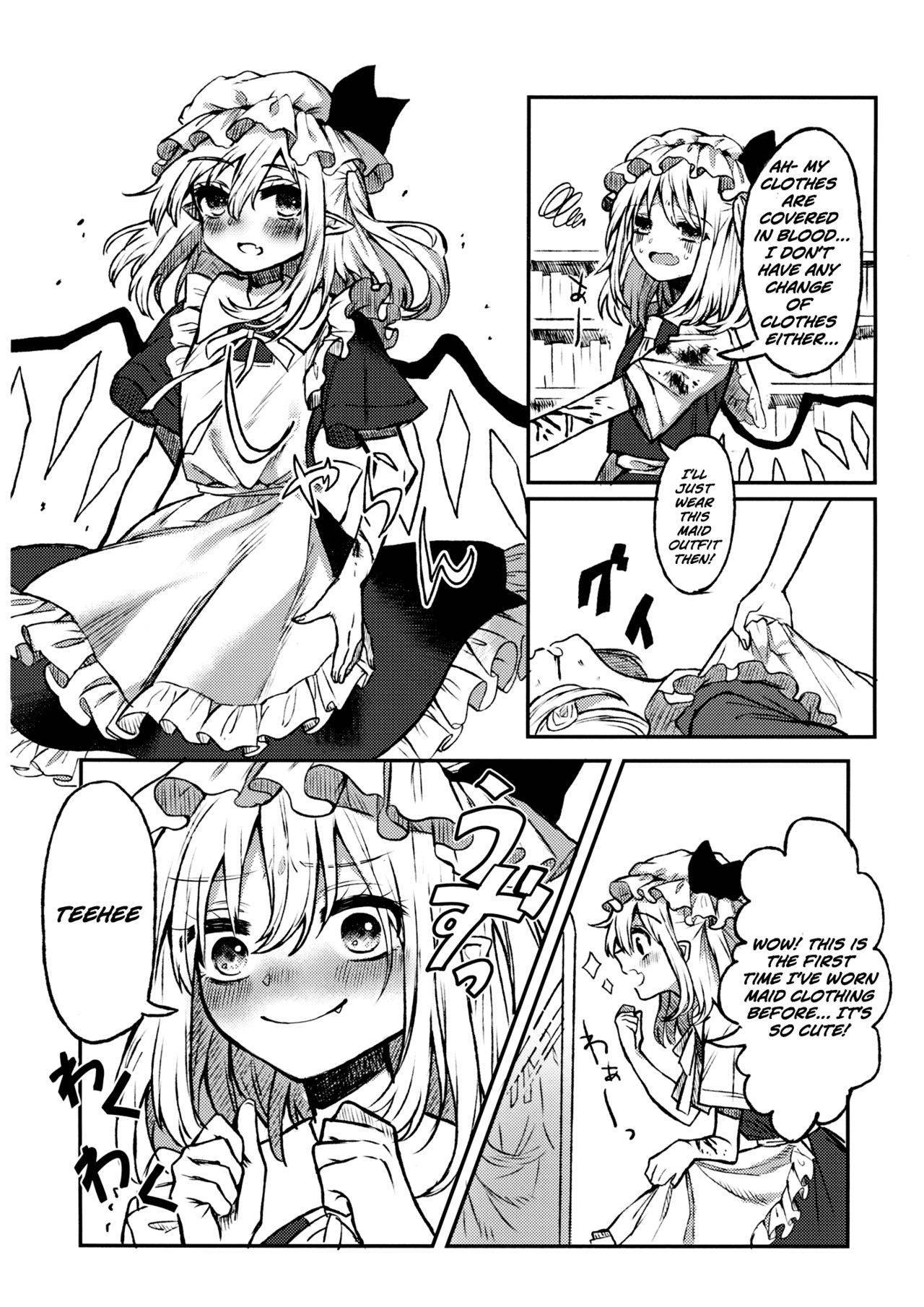 (Kouroumu 13) [Konpekitou (Touya)] Maid Flandre Kansatsu Nikki - Maid Flandre observation diary (Touhou Project) [English] [Spruce Tree Scans]