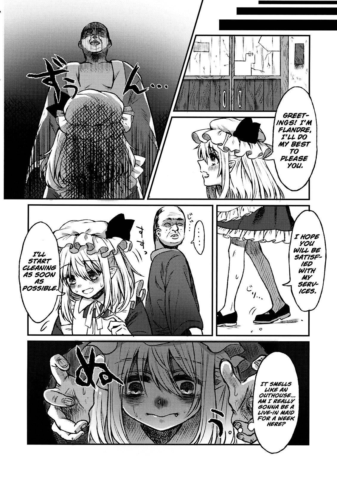 (Kouroumu 13) [Konpekitou (Touya)] Maid Flandre Kansatsu Nikki - Maid Flandre observation diary (Touhou Project) [English] [Spruce Tree Scans]