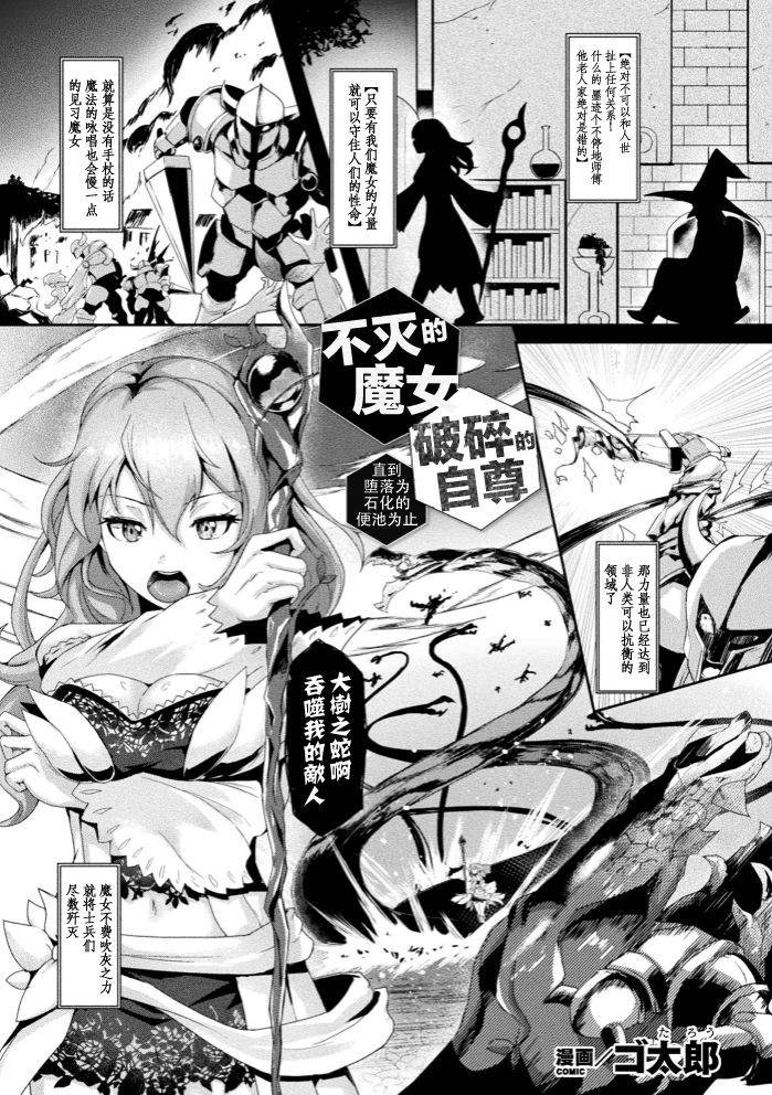 [Gotarou] Fumetsu no Majo no Kudaketa Pride -Sekka Benjo ni Ochiru made- (Kukkoro Heroines Vol. 4) [Chinese] [不可视汉化] [Digital]