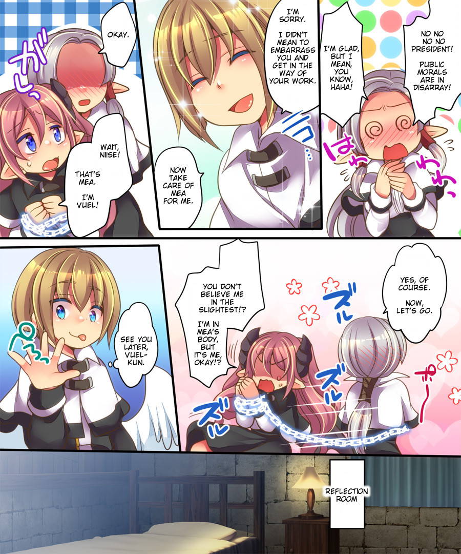 [Amuai Okashi Seisakusho (Shiki Tenki, Reitou Mikan)] Soshite Tenshi-kun to Succubus-chan wa Irekawaru | Angel-kun and Succubus-chan are Swapped [English]