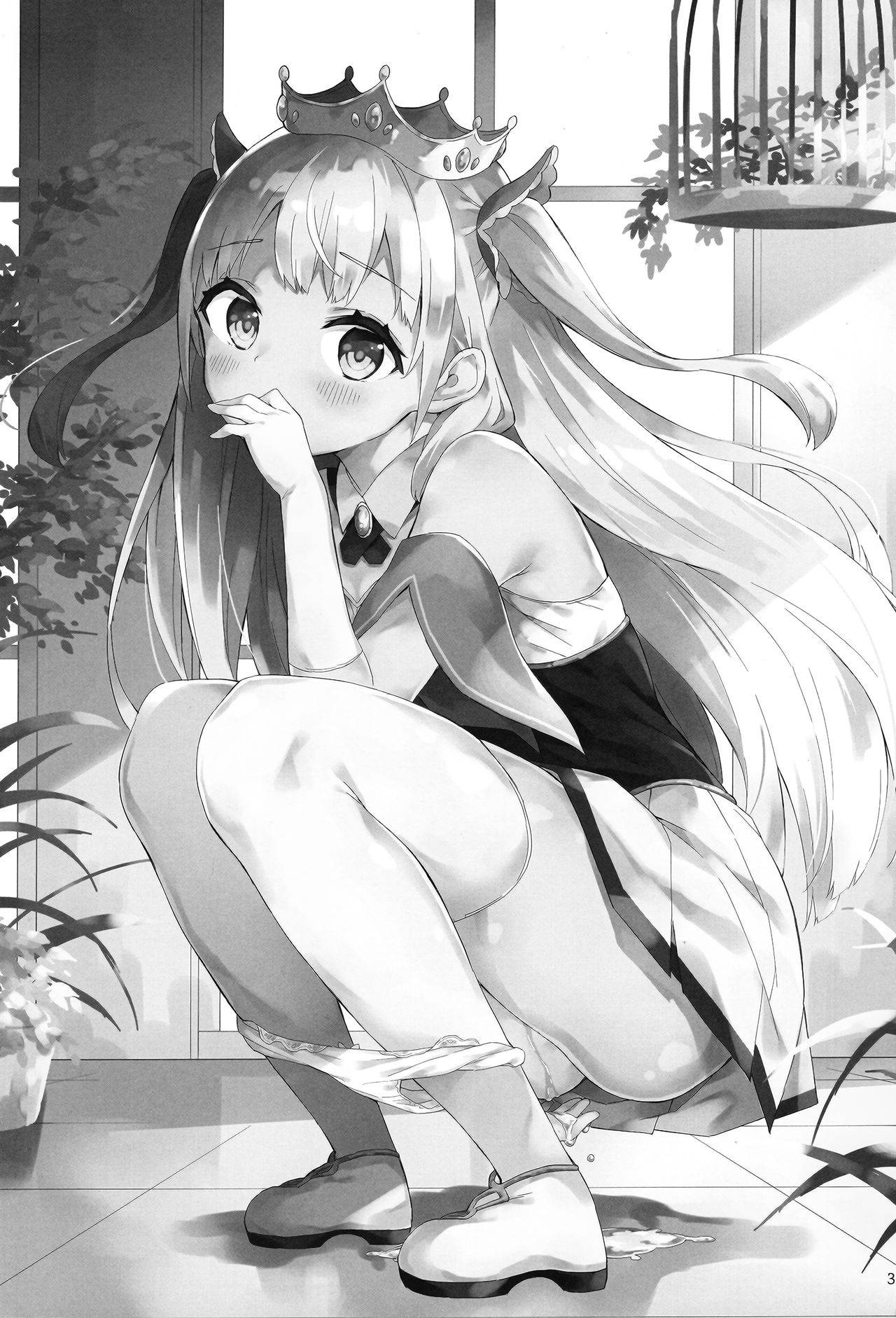 (Akihabara Chou Doujinsai) [Gyuunyuuya-san (Gyuunyuu Nomio)] Hime-sama Sore wa Seisui desu ka? 3 [Chinese] [绅士仓库汉化]