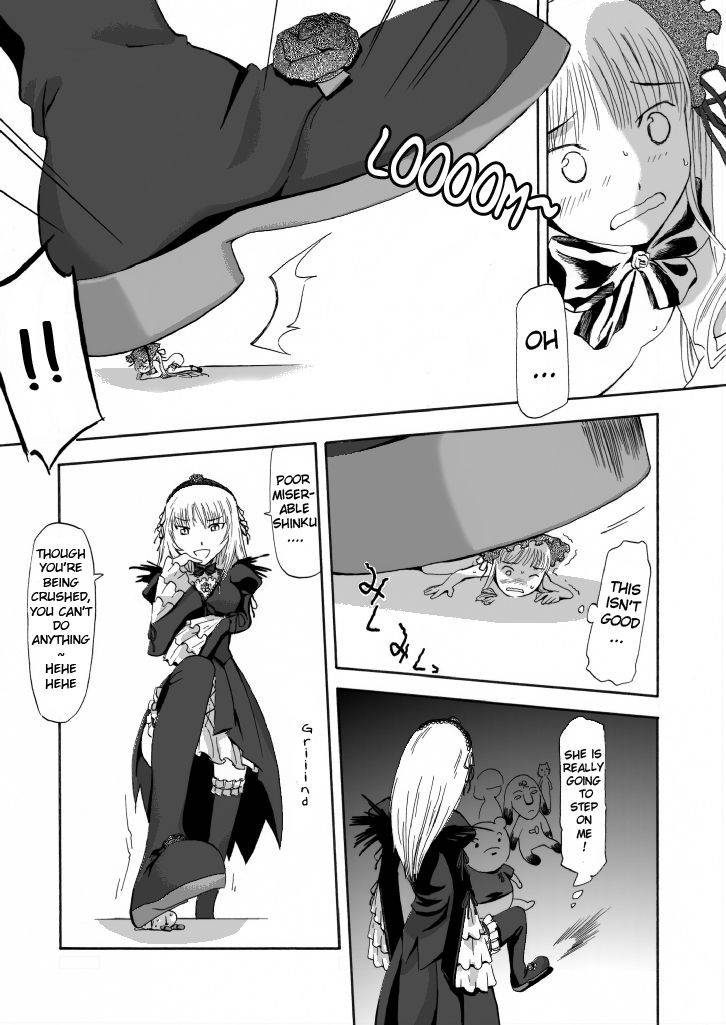 Rozen Maiden - Suigintou Size Fetish Doujin [English]