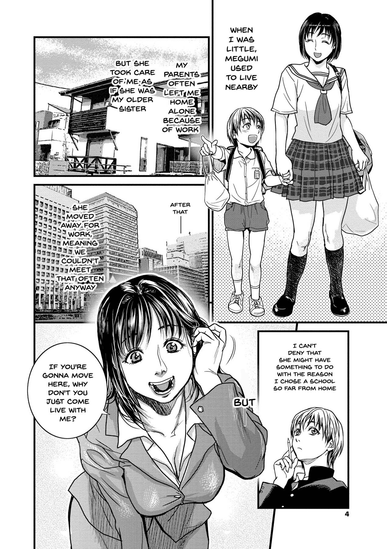 [Kenji Kishizuka] Boku to Itoko no Onee-san to | Together with my older cousin Ch. 1 [English] [Digital]