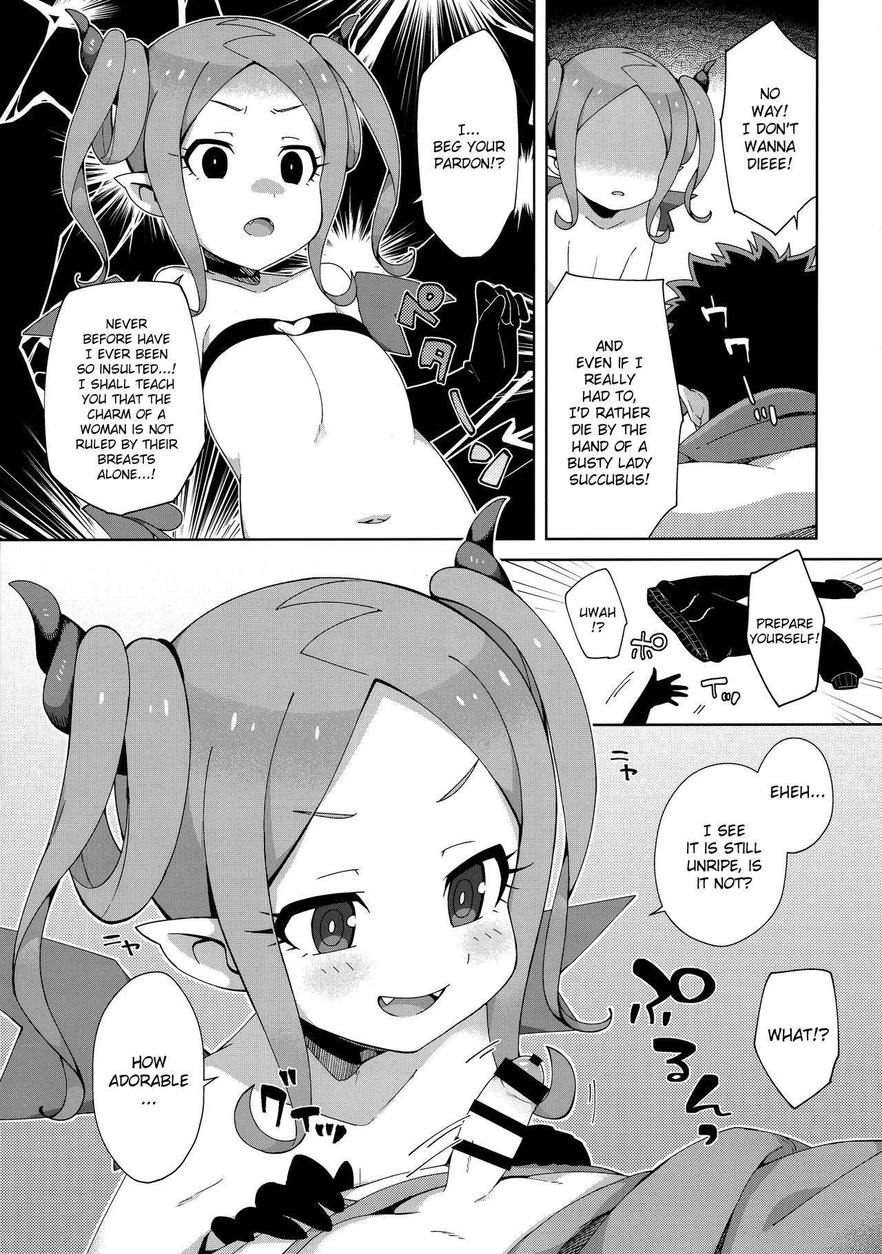 (COMITIA128) [imotare (moyori)] Hajimete wa Succubus [English] {Hennojin}