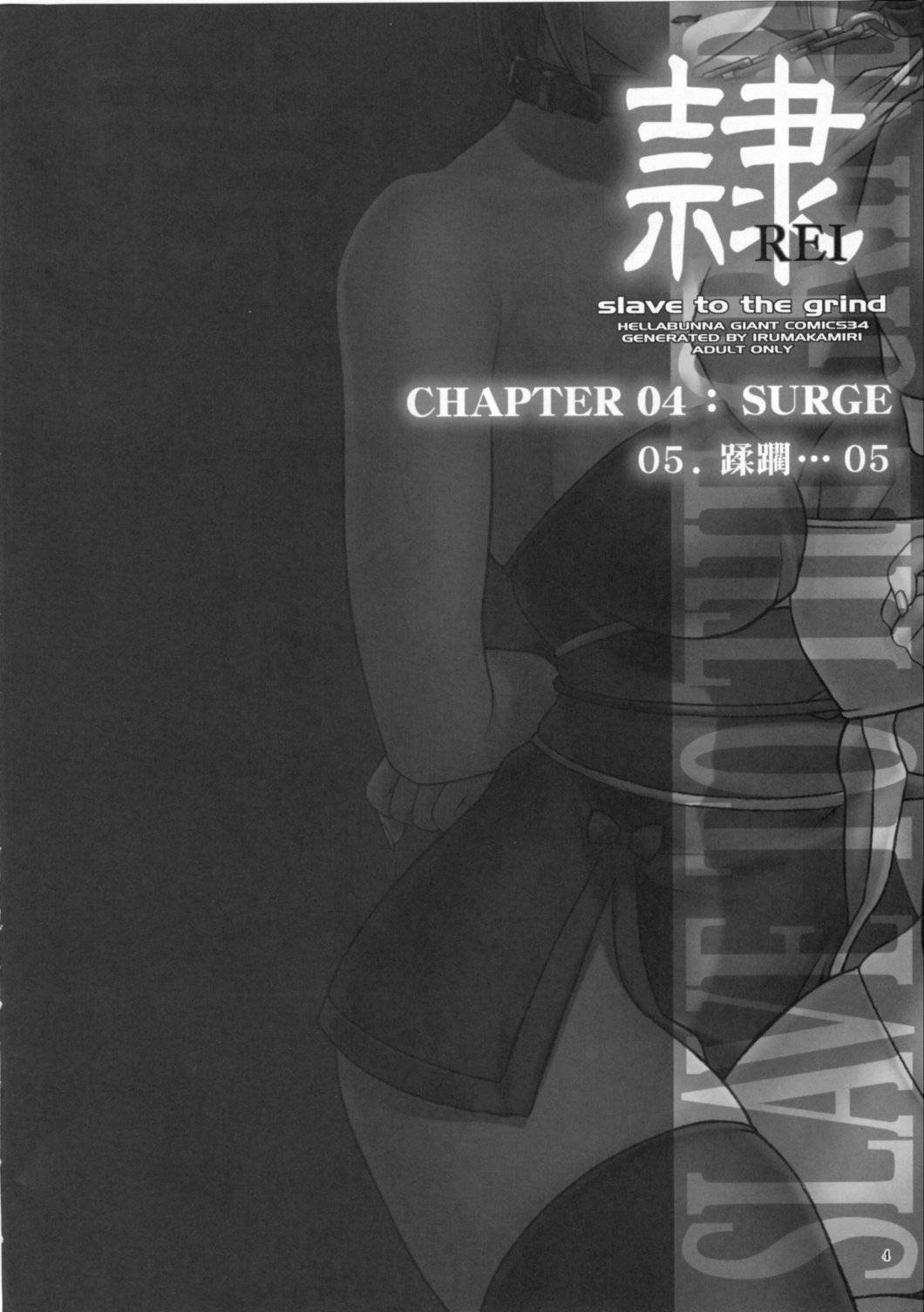 (C72) [Hellabunna (Iruma Kamiri)] REI - slave to the grind - CHAPTER 04: SURGE (Dead or Alive)[Chinese] [退魔大叔个人汉化]