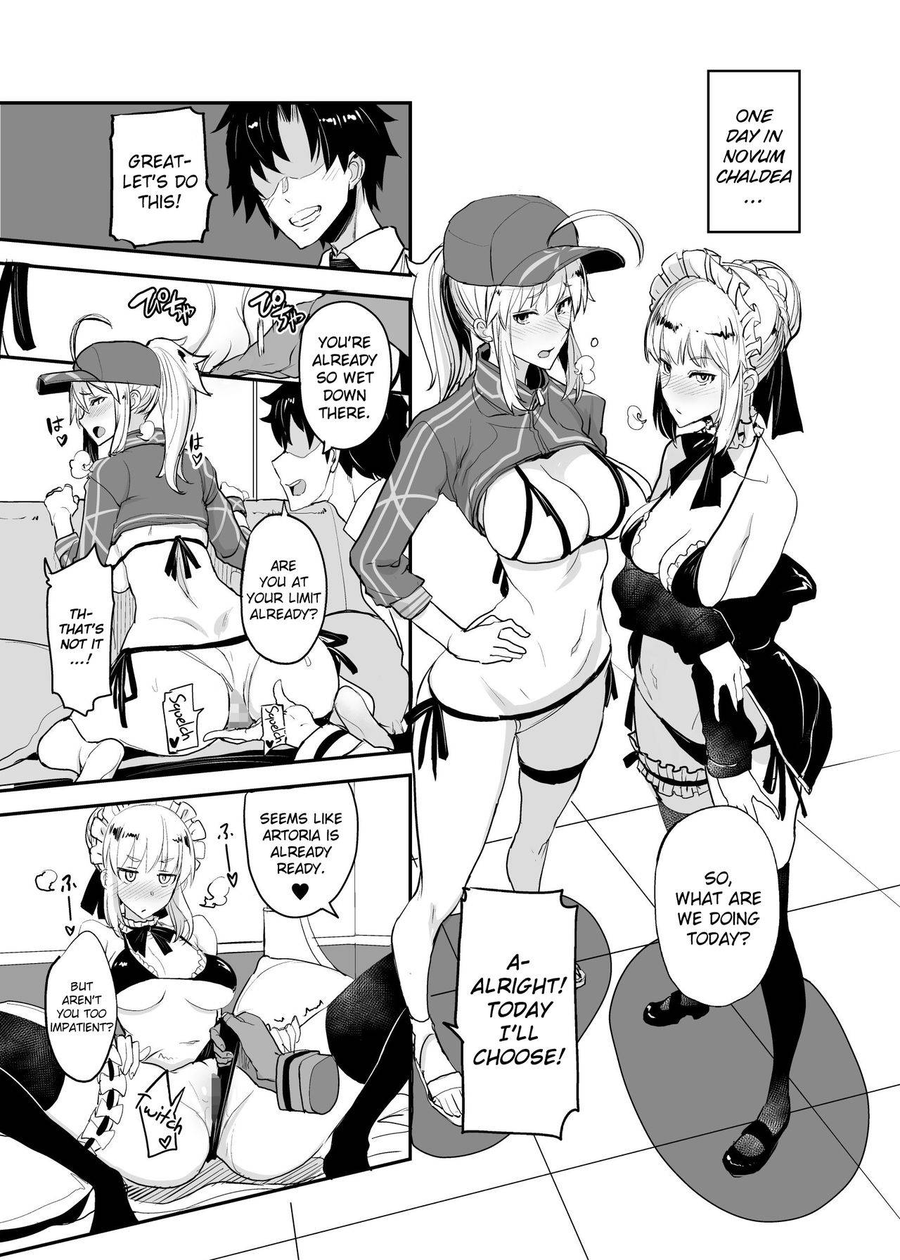 [Majimeya (isao)] W Ecchi in Novum Chaldea (Fate/Grand Order) [English] [NHNL] [Digital]