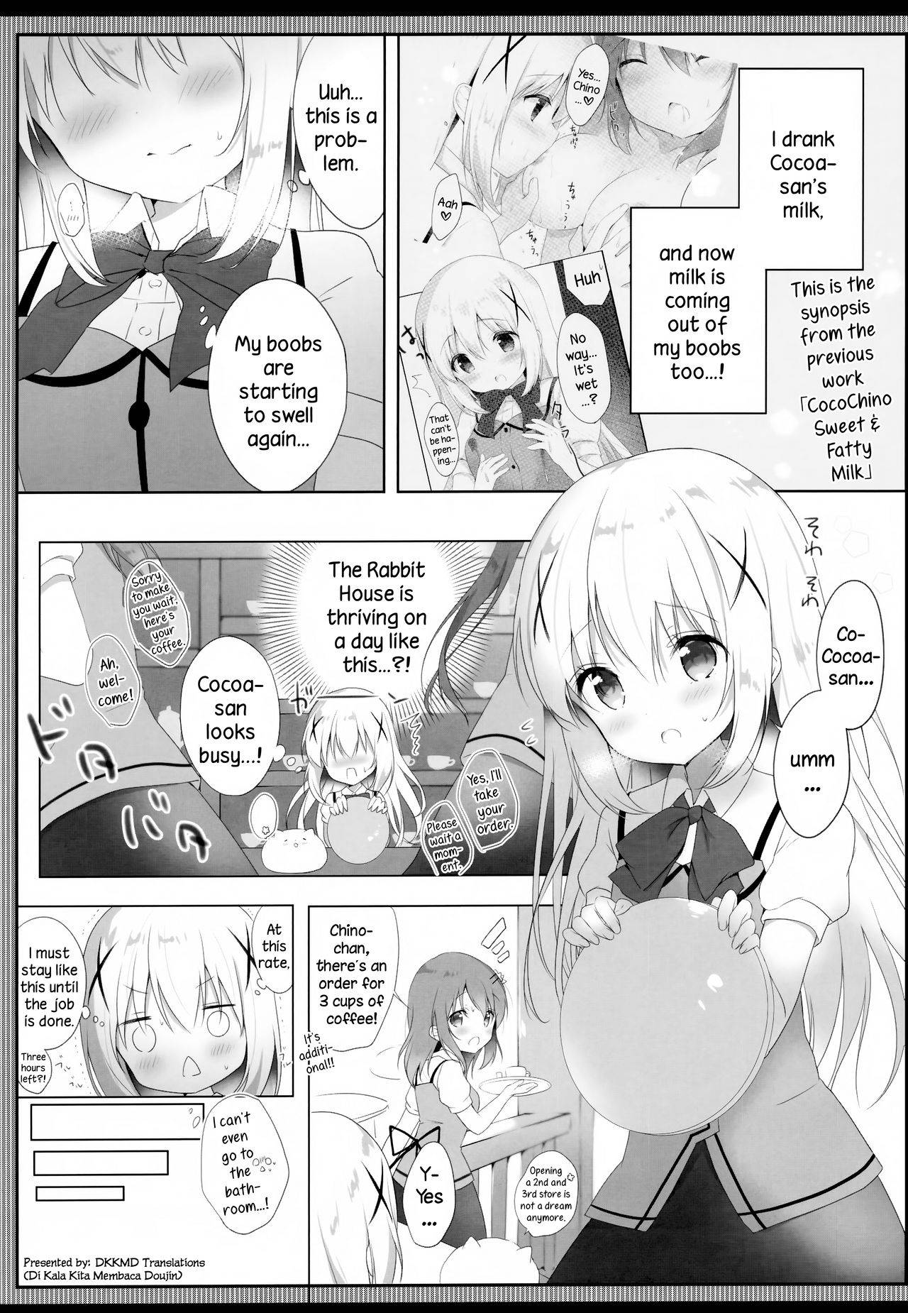 (C96) [Ame Usagi (Amedamacon)] Amatoro Chino Milk | Chino’s Sweet & Fatty Milk (Gochuumon wa Usagi desu ka?) [English] [DKKMD Translations]