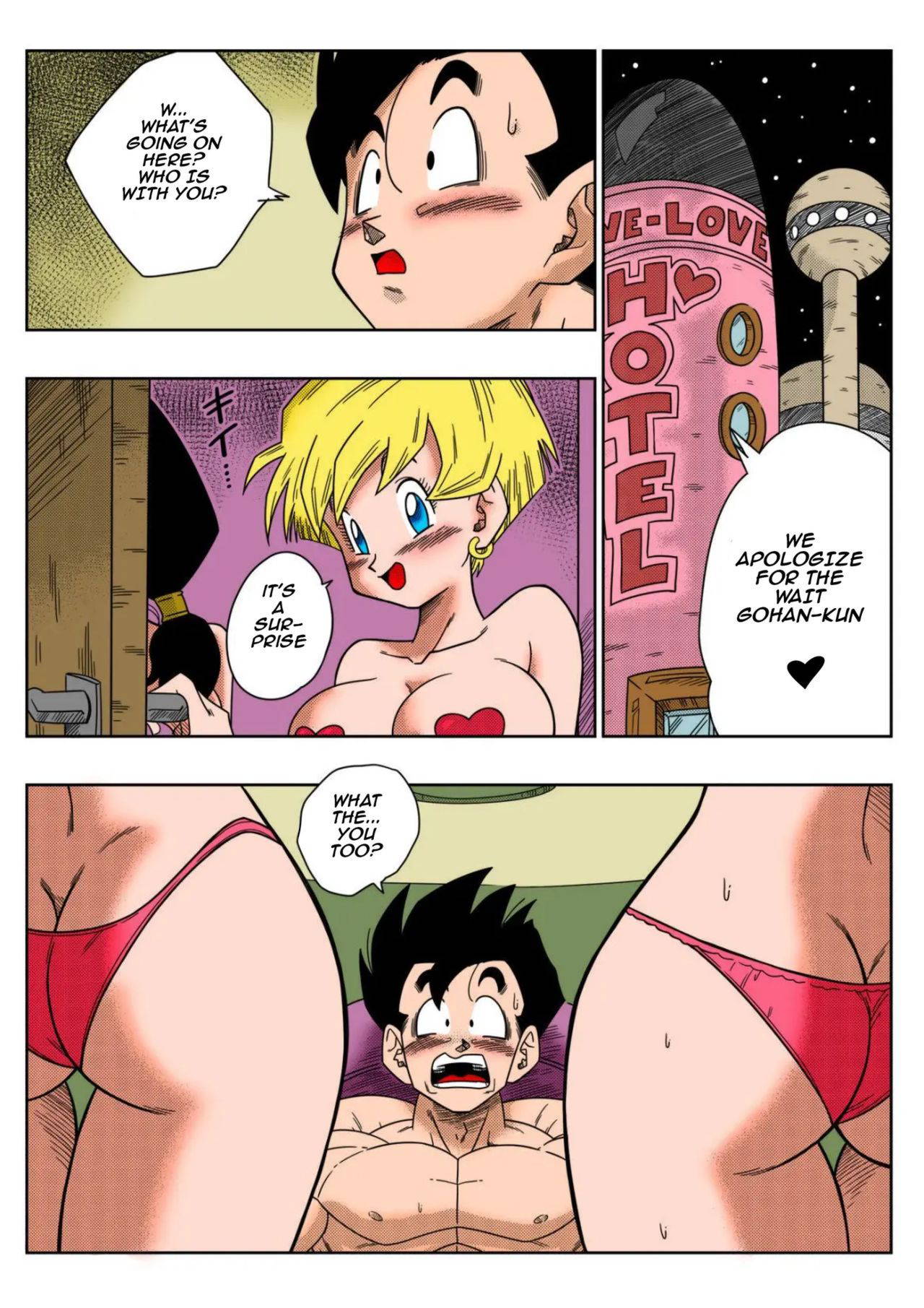 [Yamamoto] LOVE TRIANGLE Z PART 2 - Takusan Ecchi Shichaou! | LOVE TRIANGLE Z PART 2 - Let's Have Lots of Sex! (Dragon Ball Z) [English] [Colorized]