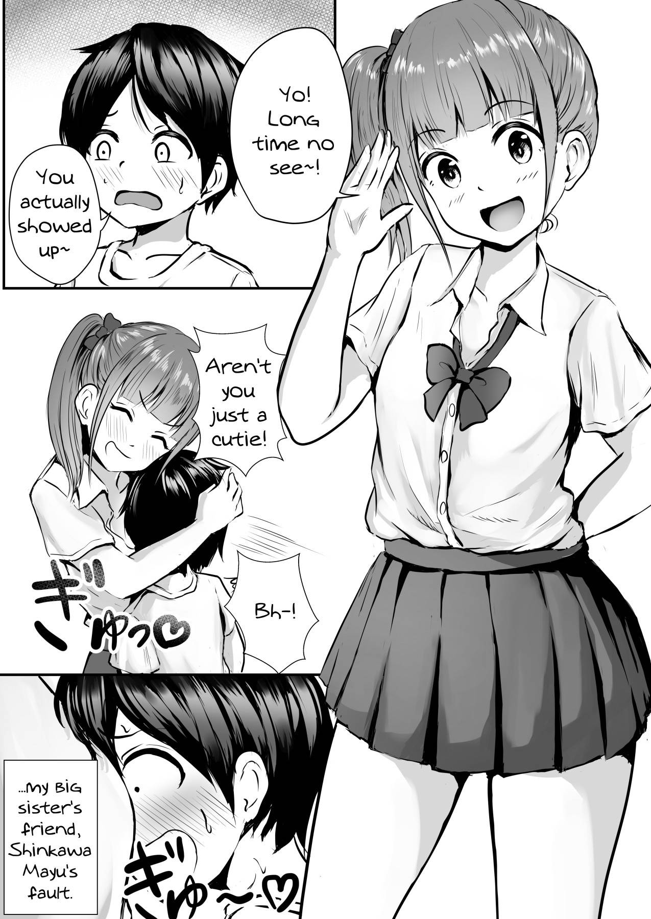 [Pop Machinegun (Hanabi Ren)] Ane no Shinyuu to Ikaseai | Getting Lewd With My Sister's Best Friend [English] {Doujins.com}