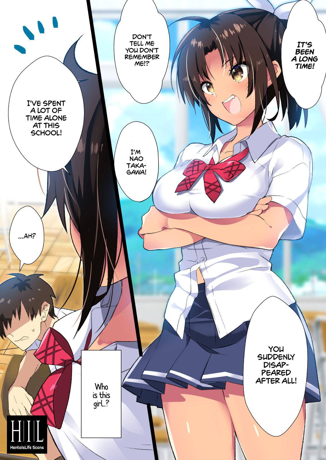 [Mebae Kyoudou] Inaka Osananajimi wa Hatsujouchuu! ~Muchimuchi Dosukebe Bitch ni Seichou Shita Osananajimi to Namahame Seikatsu~ [English] [HentaIsLife Scans + Hellsin]