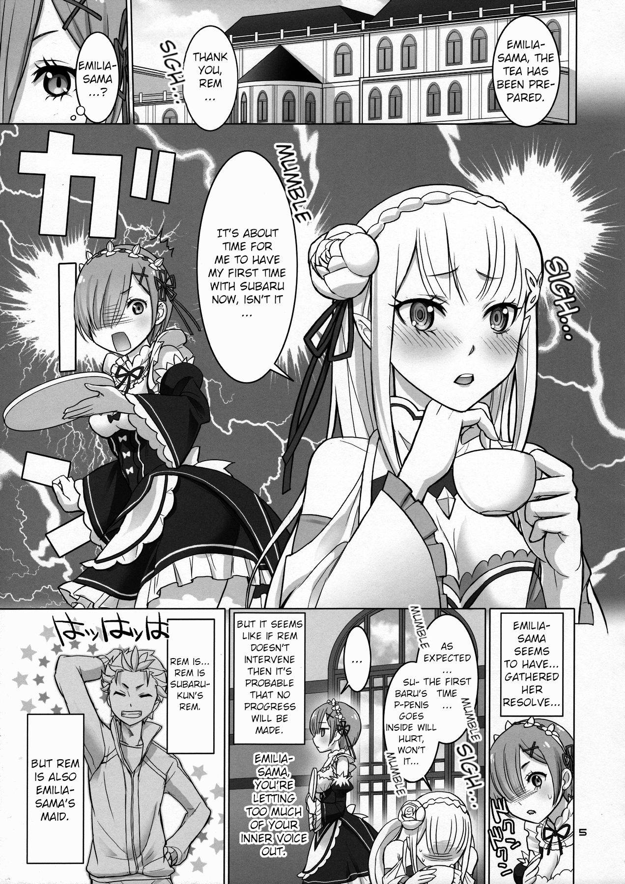 (C91) [Smokin` Sick Style (Rokumonsen Kako)] Re: Black Friday (Re:Zero kara Hajimeru Isekai Seikatsu) [English] [EHCOVE]