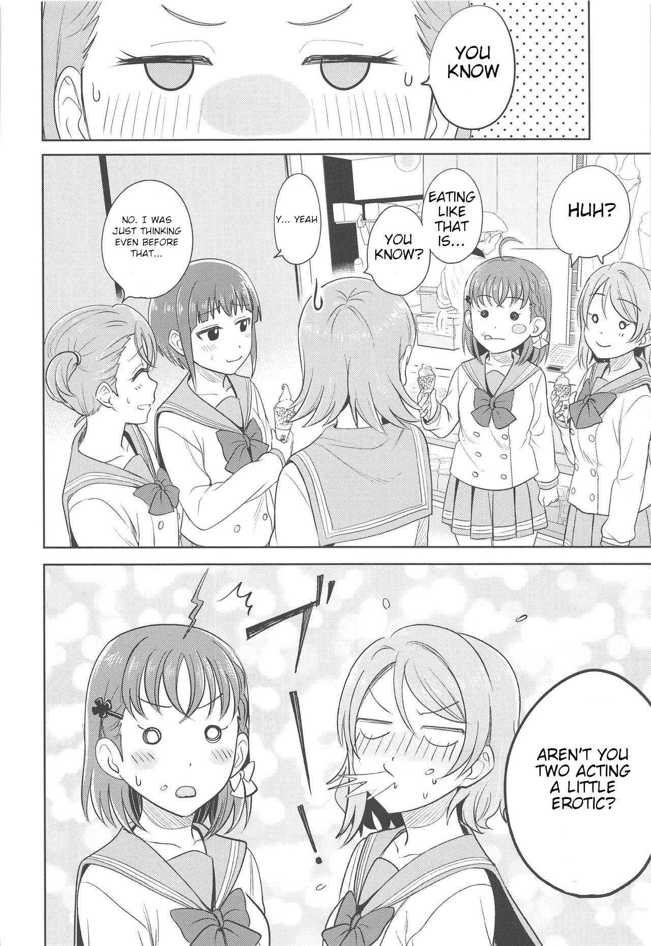 [Mushiyaki!! (Kanbayashi Makoto)] YOU CHIKA XOXO (Love Live! Sunshine!!) [English]