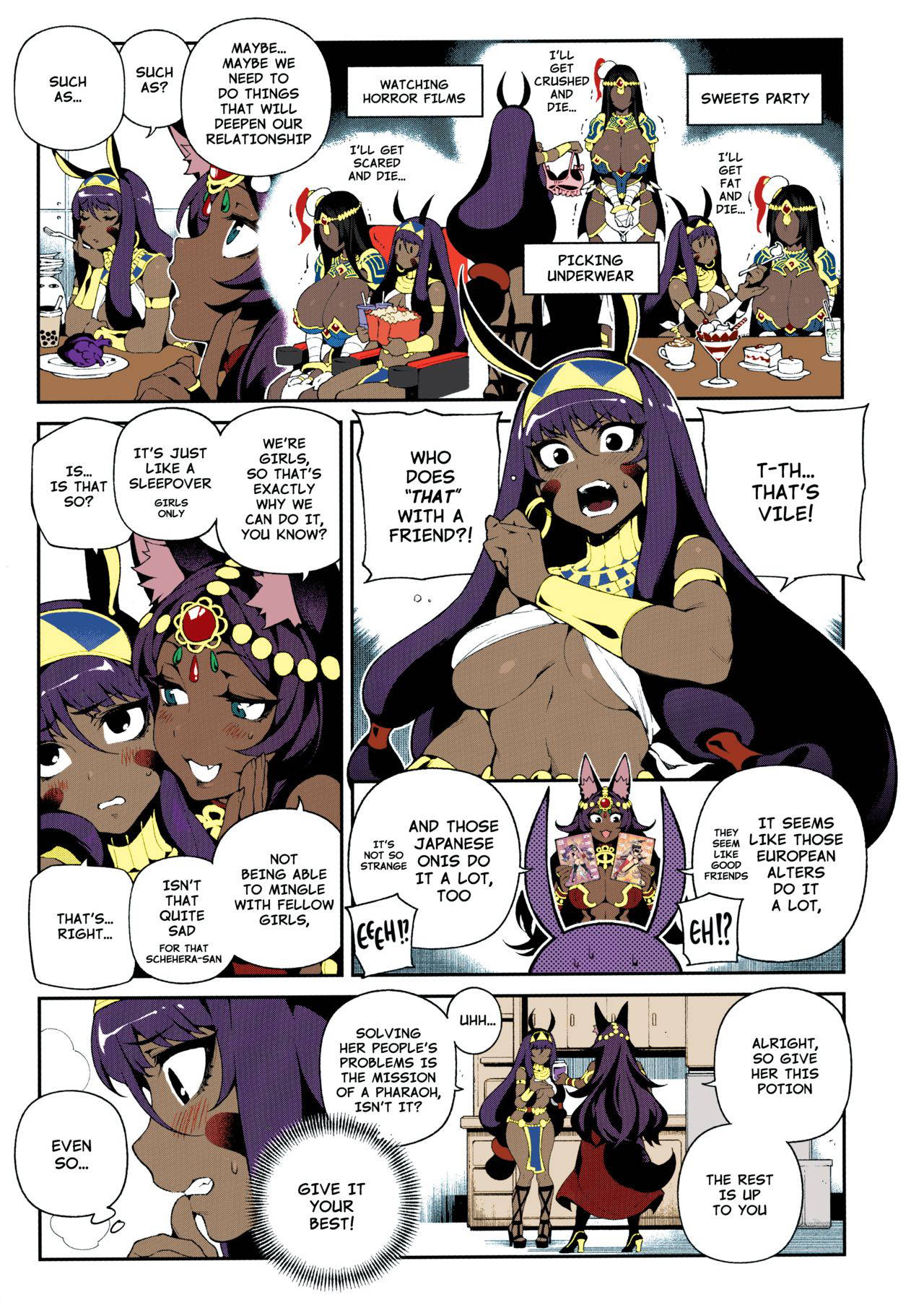 (C96) [Bear Hand (Fishine Ireading)] CHALDEA MANIA - Trio Brown (FateGrand Order) [English] [Nishimaru][Colorized]